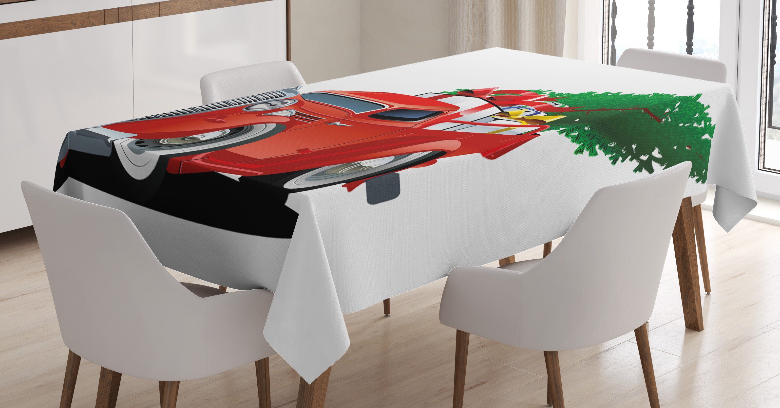 American Farbfest Red Tischdecke Farben, geeignet Abakuhaus Truck Bereich Für Waschbar Außen Klare den Weihnachten