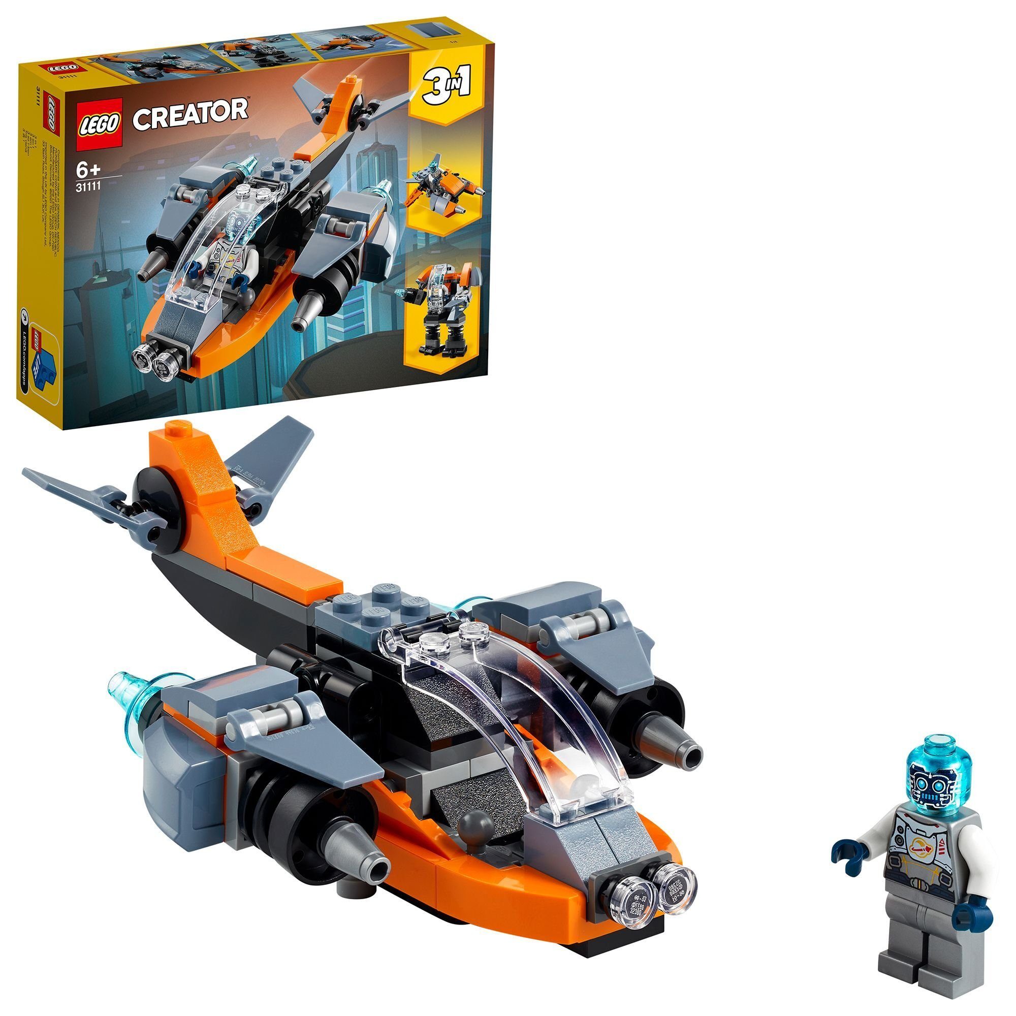 LEGO® LEGO® Creator Cyber-Drohne Konstruktions-Spielset günstig online kaufen