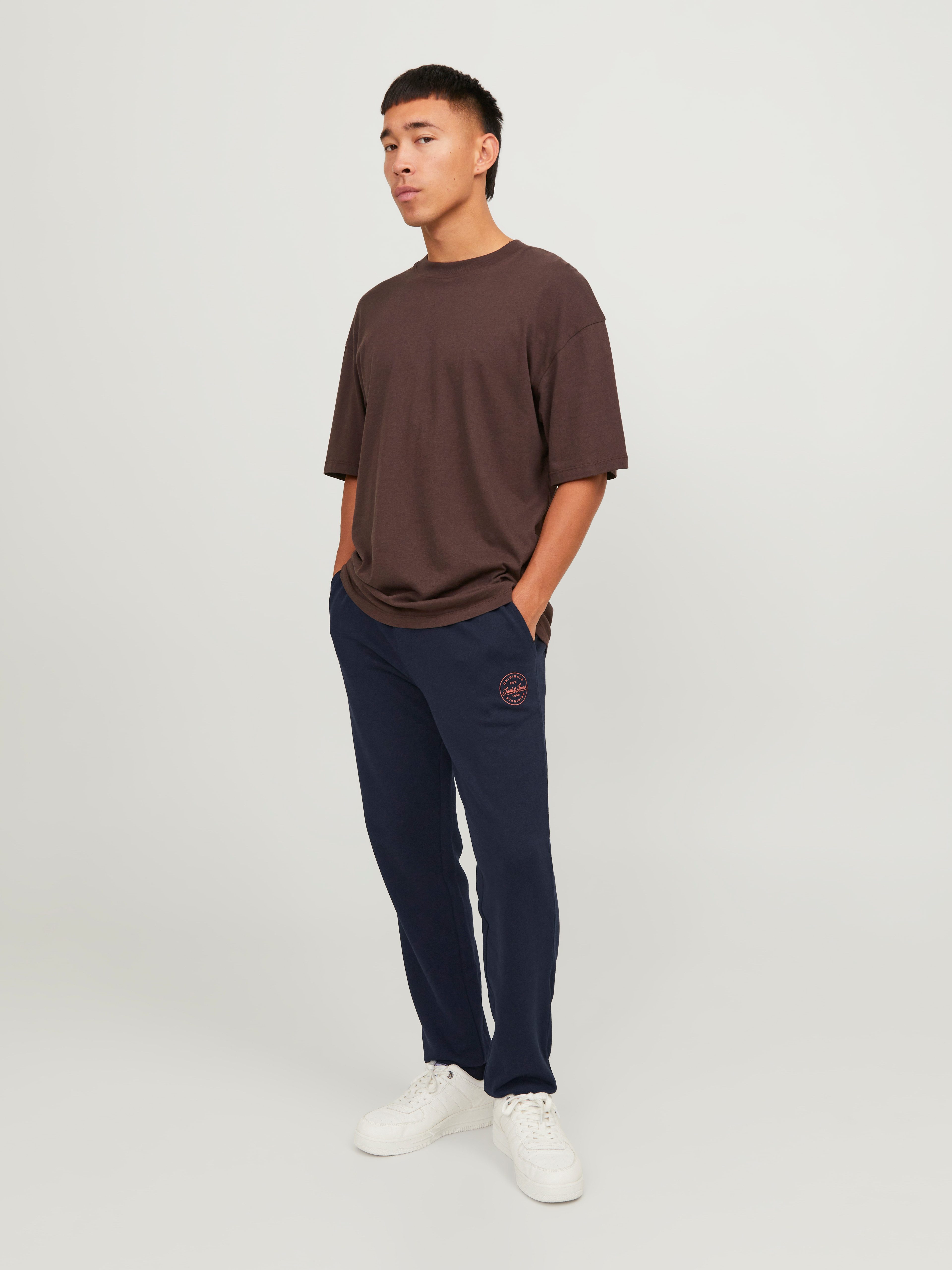 Jack & Jones Sweathose JPSTGORDON Jogpants mit Kordelzug und bequemem Schnitt unifarben, modisch, bequem, Baumwolle