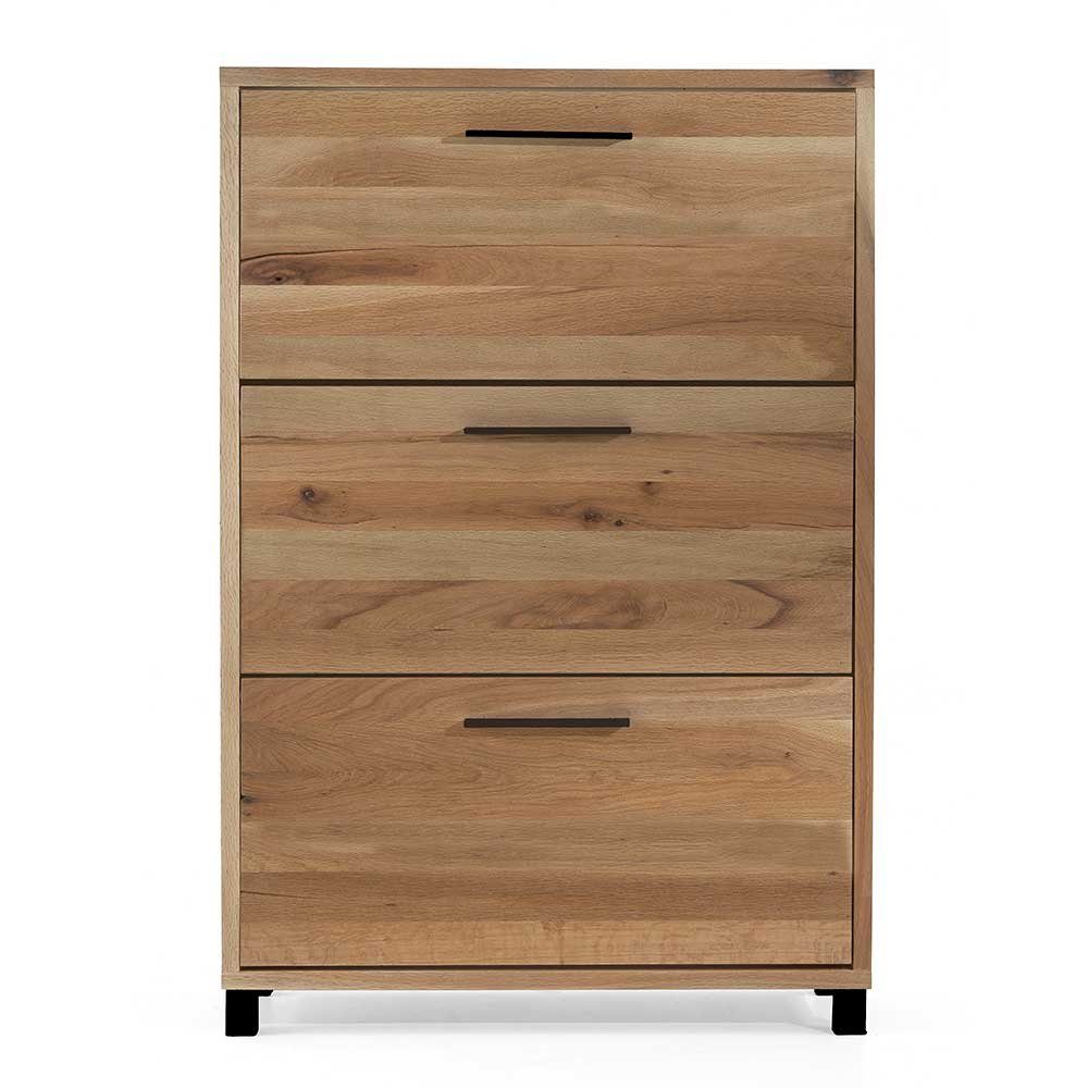 Pharao24 Schuhschrank Tess aus Massivholz