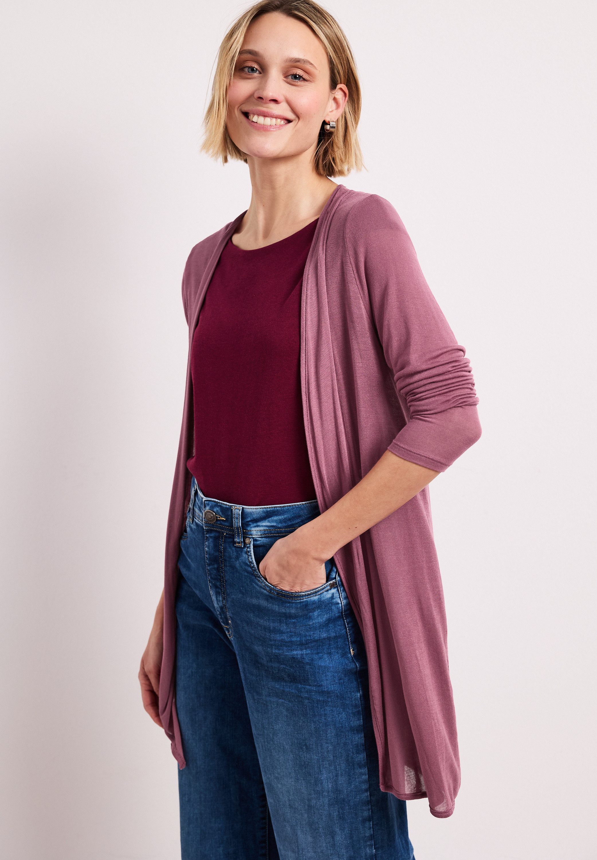STREET ONE Cardigan aus softer Viskose