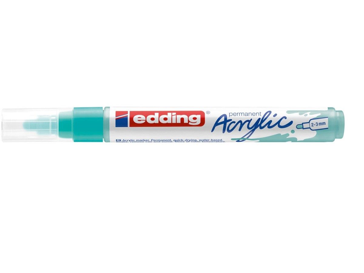 edding Marker Acrylmarker 5100 in opulent türkis mittlere Rundspitze, wasserfest
