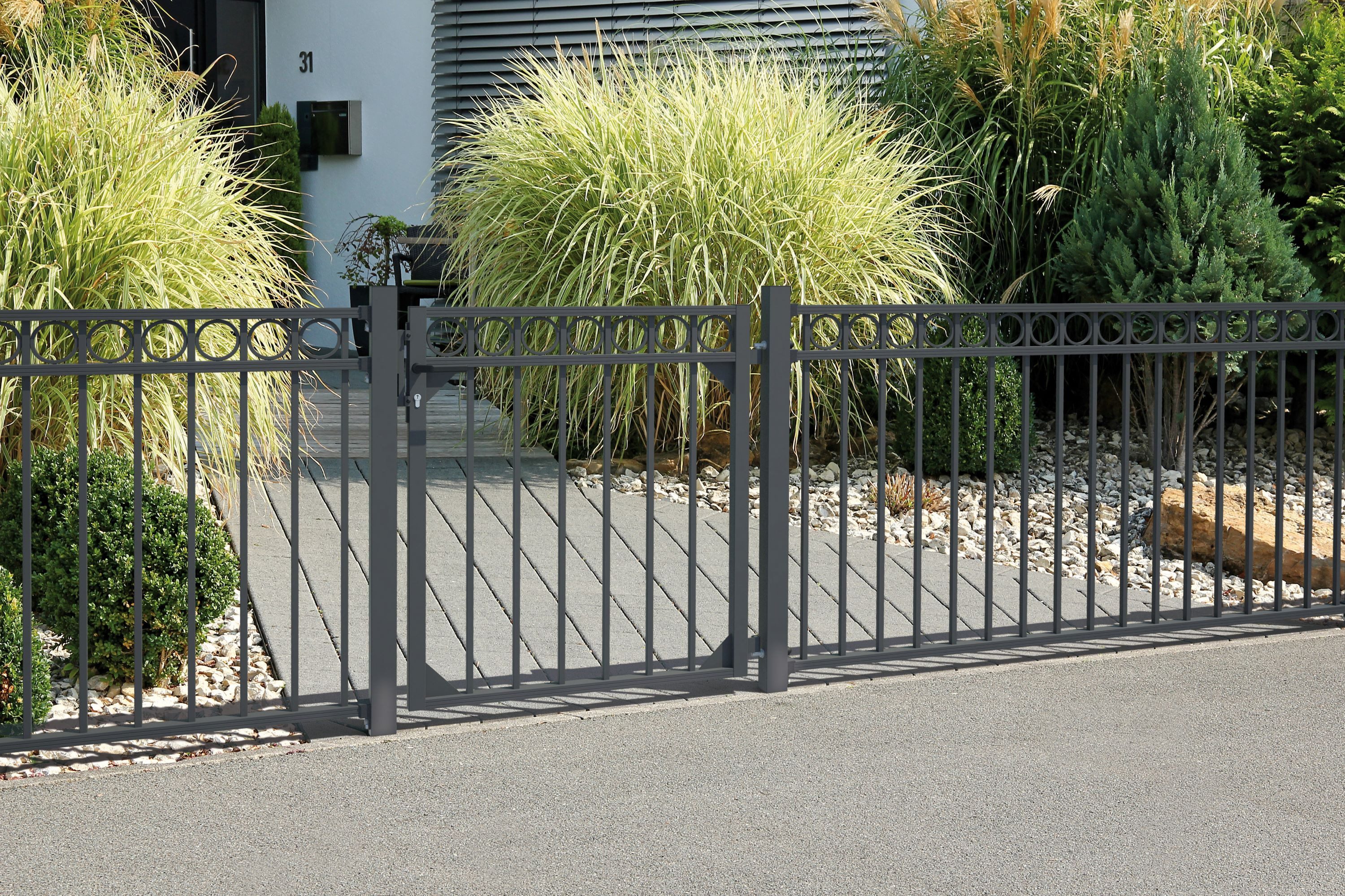 Alberts Metallzaun Circle, (Set), Höhe: 100 und 120 cm, verschiedene Längen