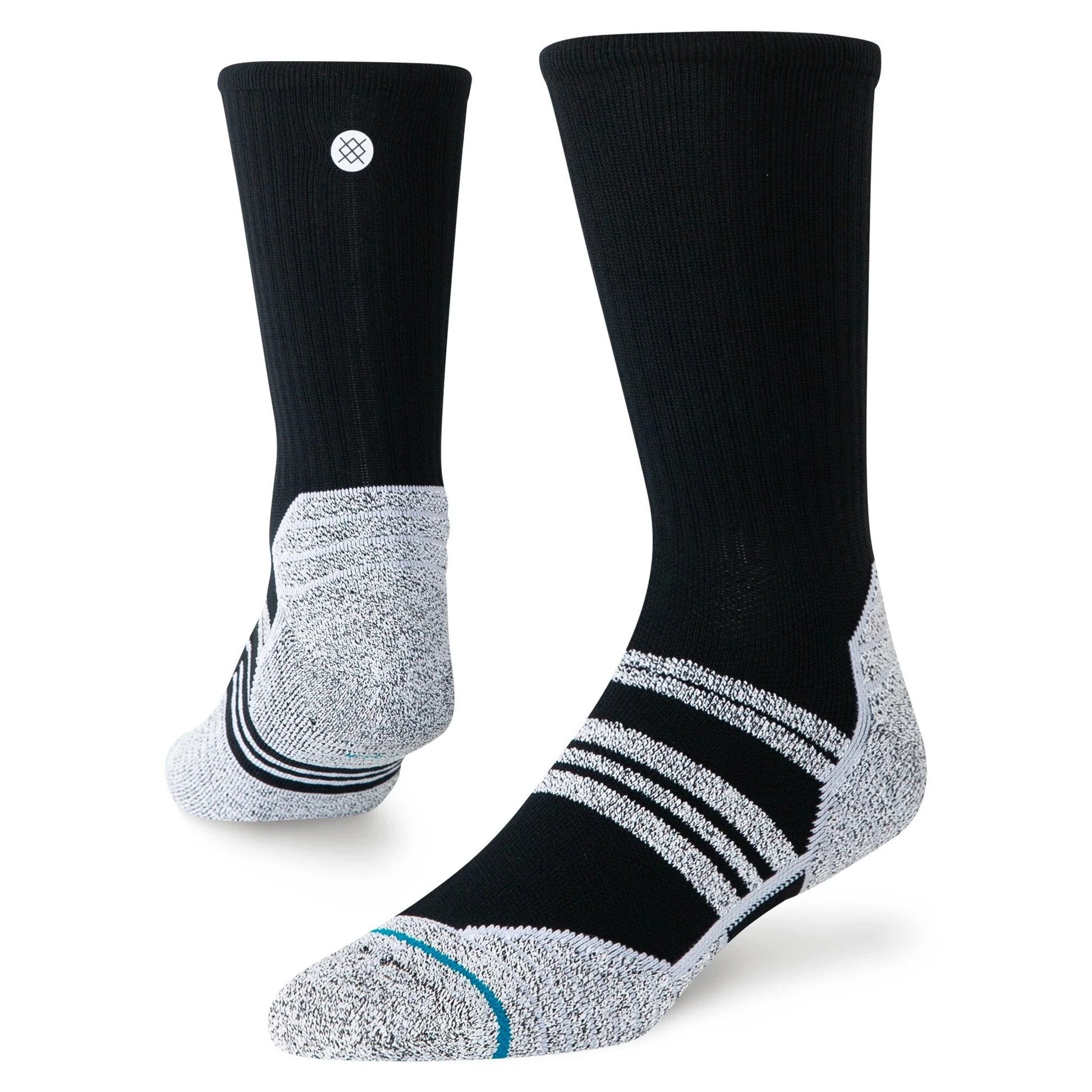 Stance Sportsocken Crew Fusion Grip schwarz - 1 Paar