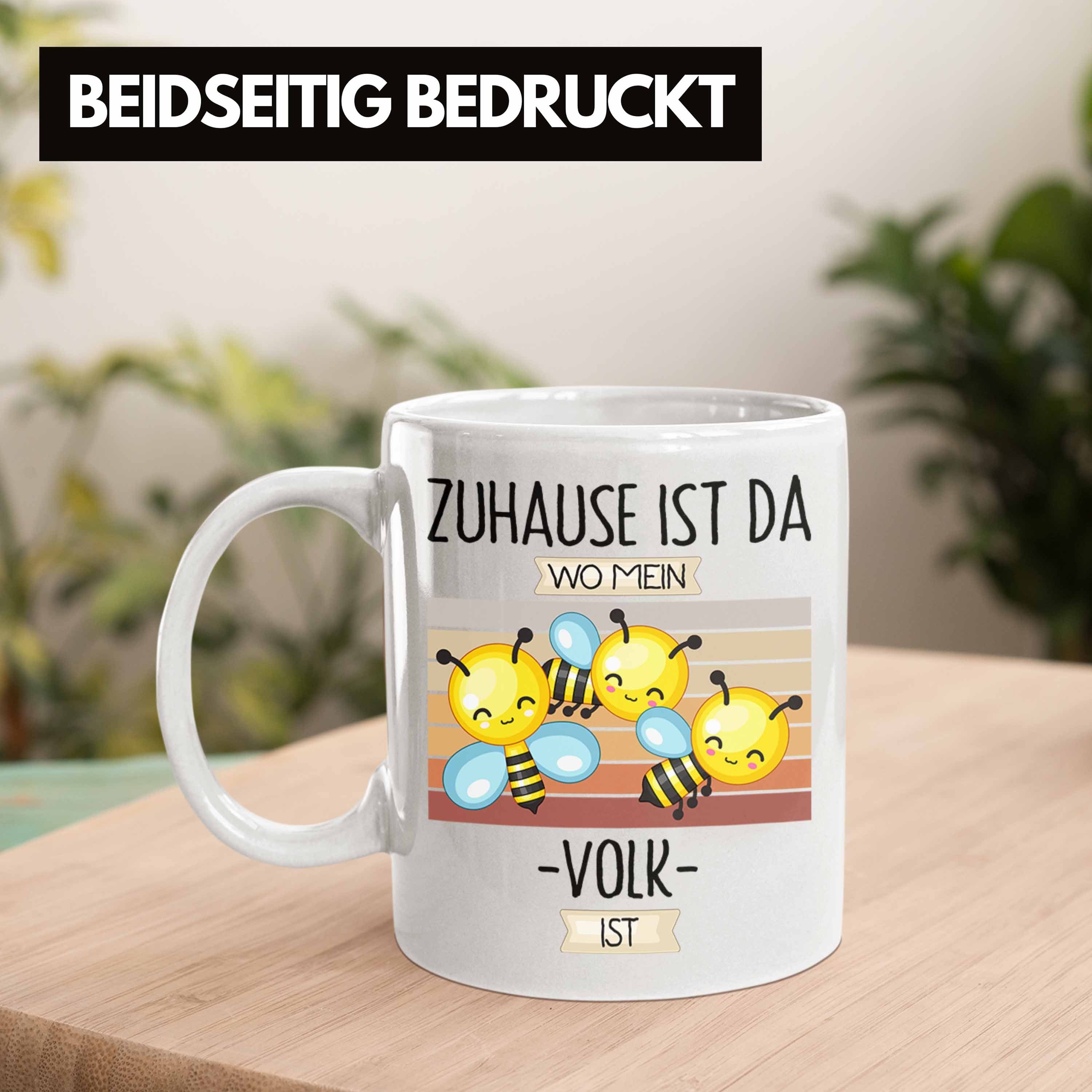 Da Geschenk Ist Spruch Wo Imker Zuhause Weiss Me Lustiger Tasse Trendation Geschenkidee Tasse