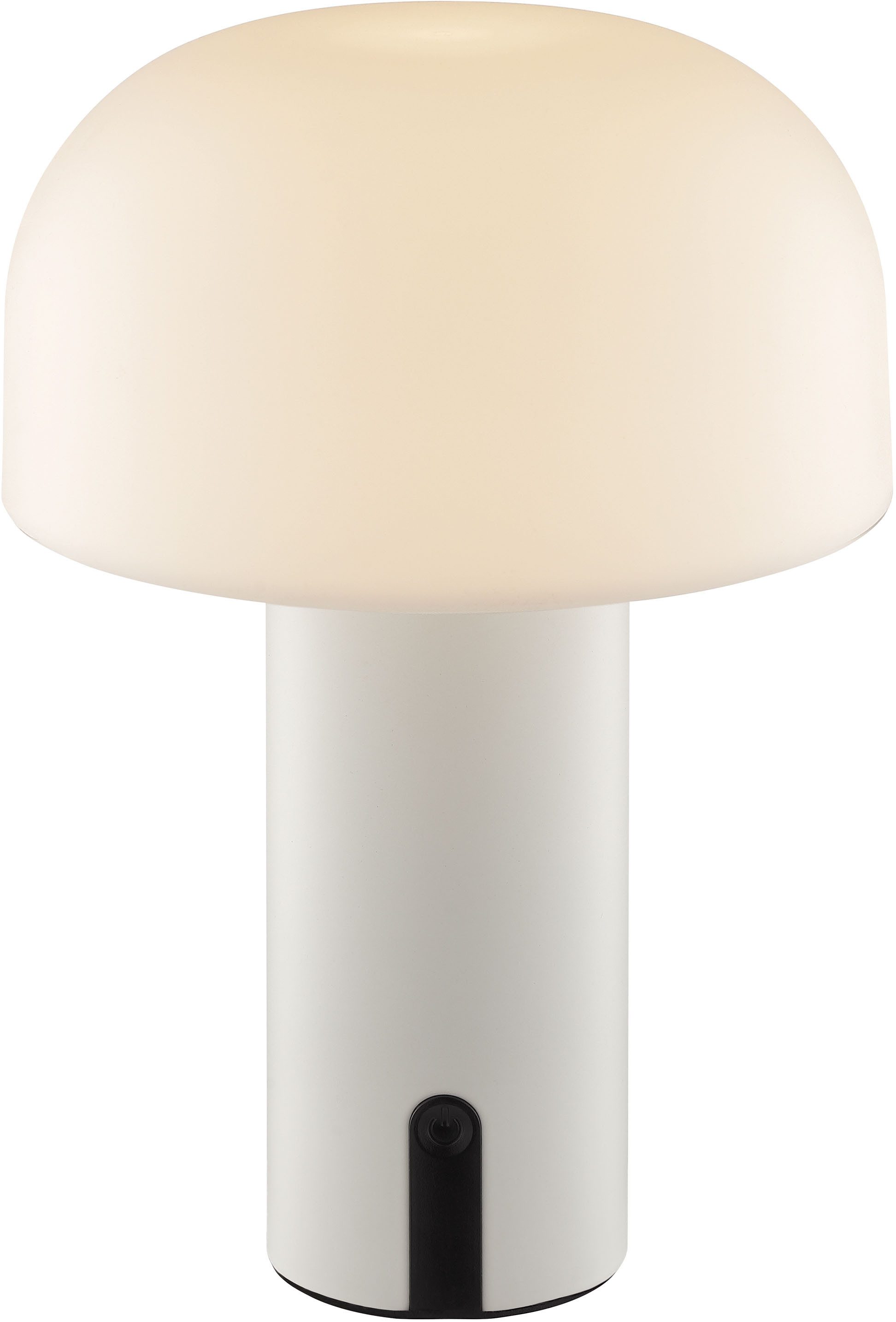 Brilliant LED Außen-Tischleuchte Mattis, Dimmfunktion, LED fest integriert, Warmweiß, mit Akku, 21 x 15 cm, 240 lm, 2700 K, dimmbar, IP44