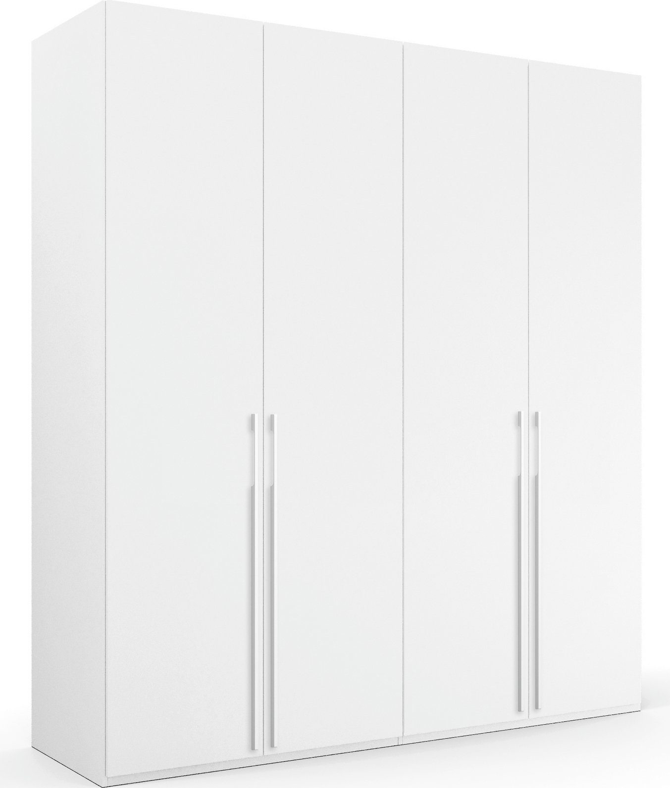 rauch Drehtürenschrank Skat Pure mit eleganten Griffstangen und praktischer Innenausstattung