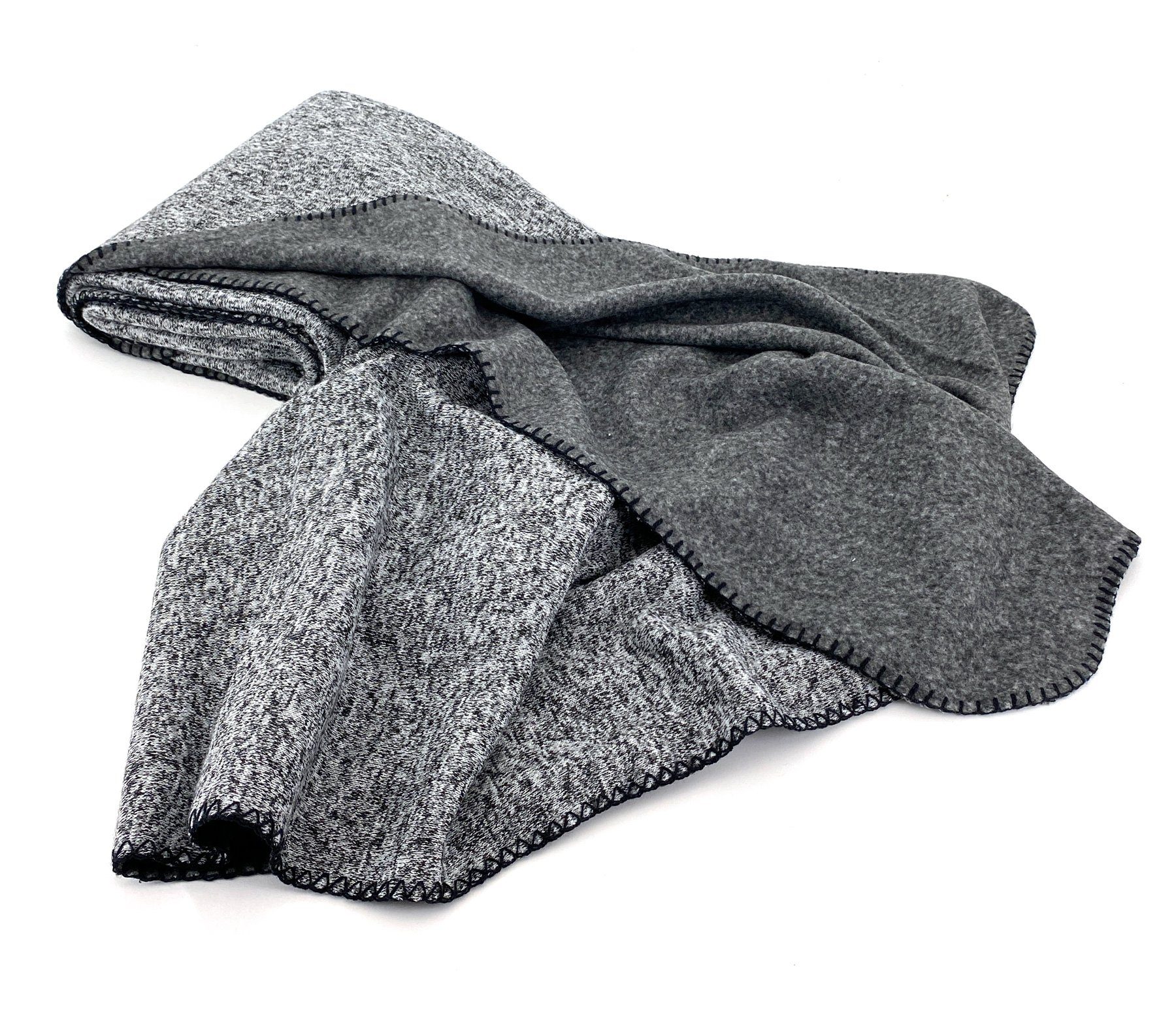 Wohndecke Strick Kuscheldecke Super Soft Fleece günstig online kaufen