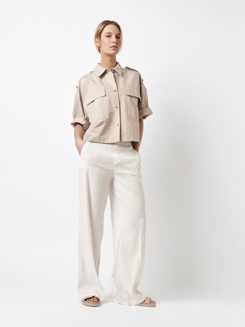 ROSNER Culotte Mara_348 aus fließendem Leinen günstig online kaufen