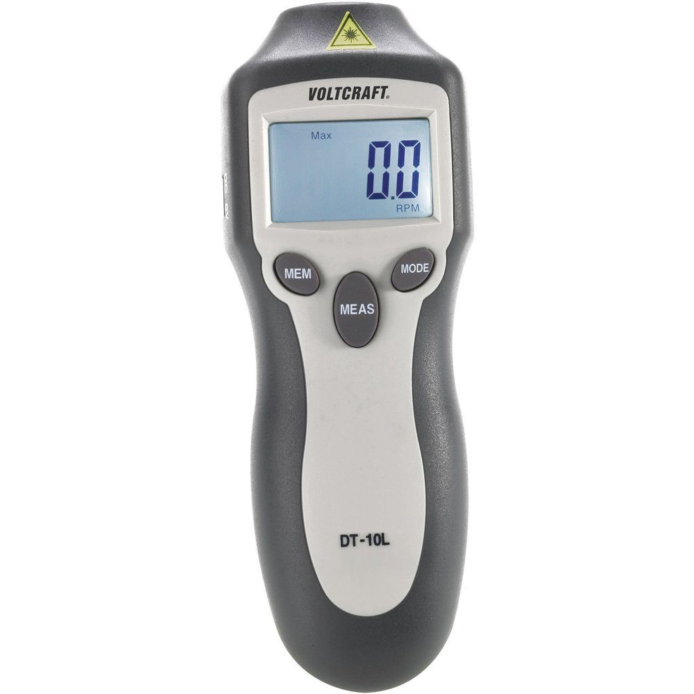 Drehzahlanzeige VOLTCRAFT DT-10L Drehzahlmesser 2 - 99999 U/min