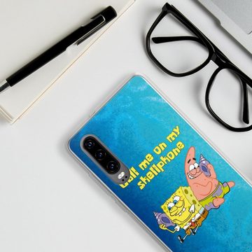 DeinDesign Handyhülle Patrick Star Spongebob Schwammkopf Serienmotiv, Huawei P30 Silikon Hülle Bumper Case Handy Schutzhülle
