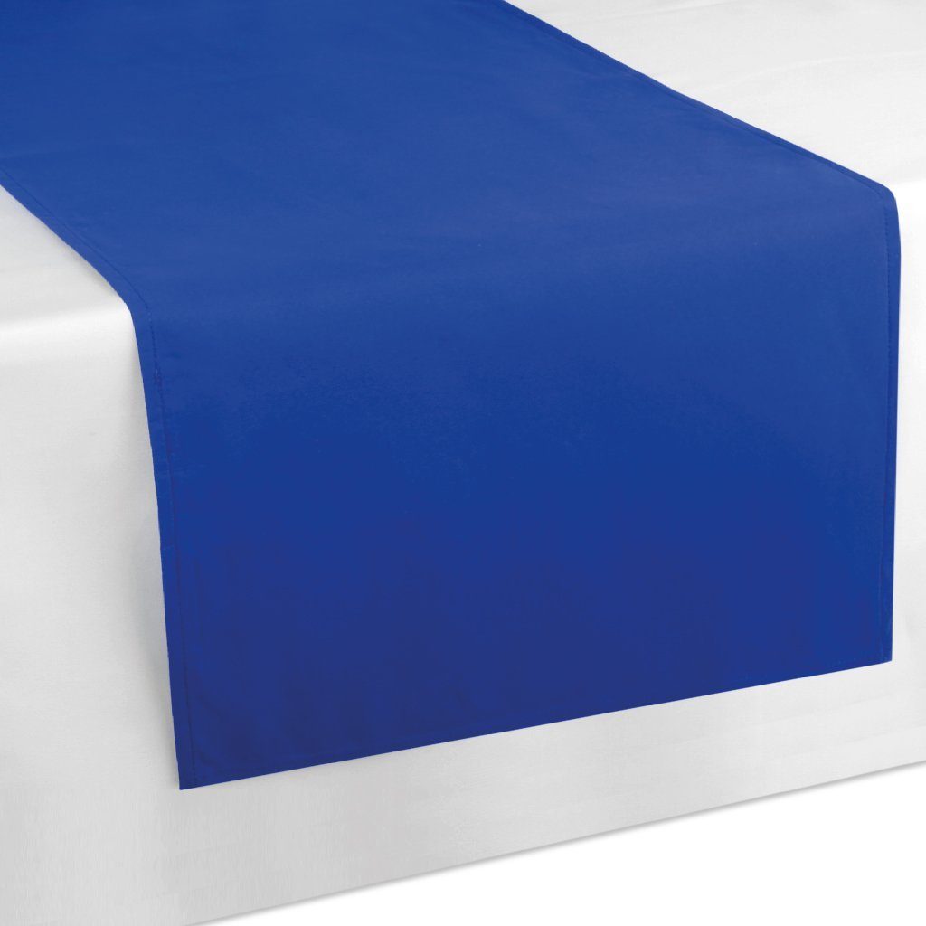 Bestlivings Tischläufer Ellen 140x40cm (1-tlg), Tischdecke Tischdeko Platzmatte Platzset Microfaser, pflegeleicht und dekorativ, viele versch. Designs Blau | Tischläufer