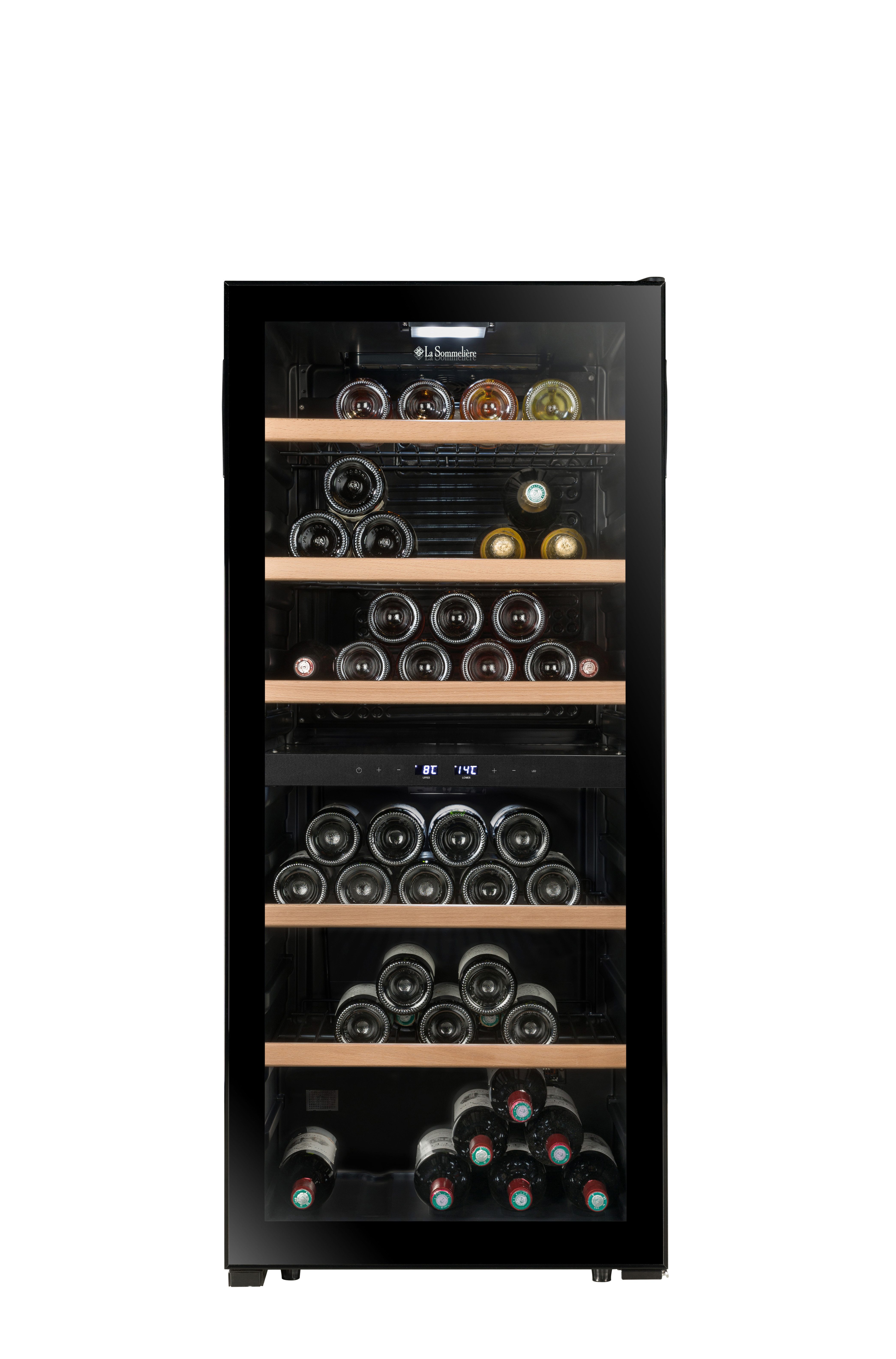 La Sommelière Weinkühlschrank LS102DZBLACK, für 102 Standardflaschen á 0,75l,WLAN-Verbindung