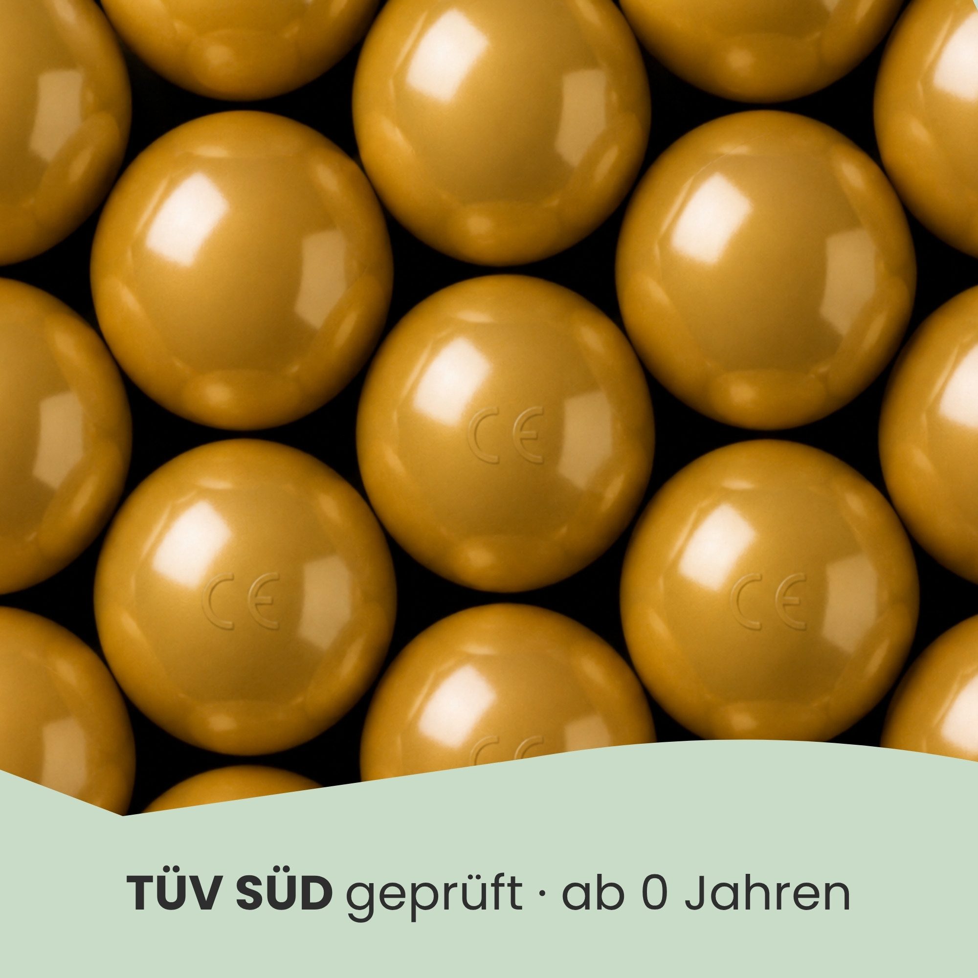 LittleTom Bällebad-Bälle Baby - 50 Bunte Bälle fürs Bällebad - Geprüfte Spielbälle für Kinder (50-St), Ab dem 1. Tag: Babybälle zum Greifen - Plastikbälle für den Bällepool
