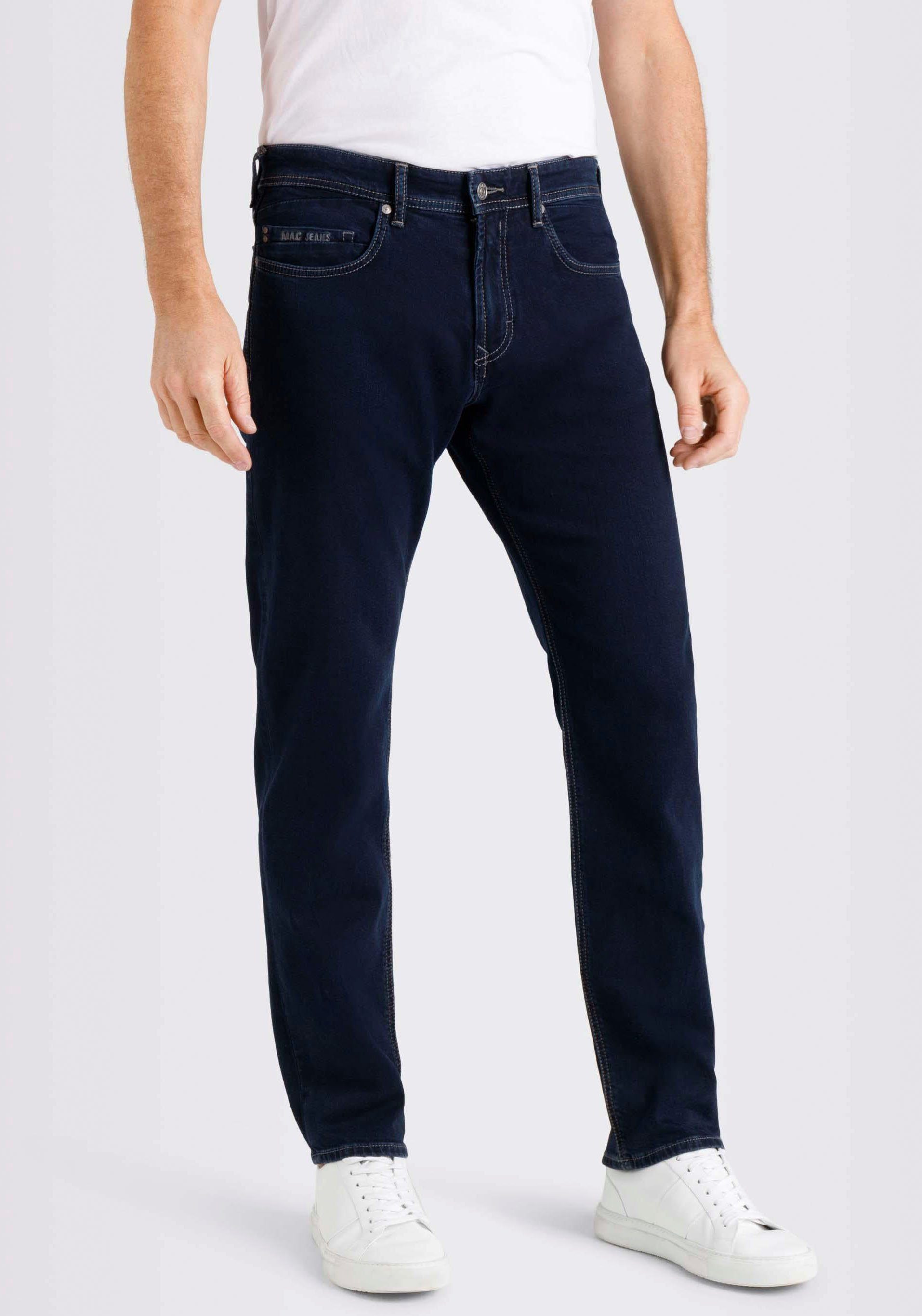 MAC Regular-fit-Jeans Ben blue black rinsed