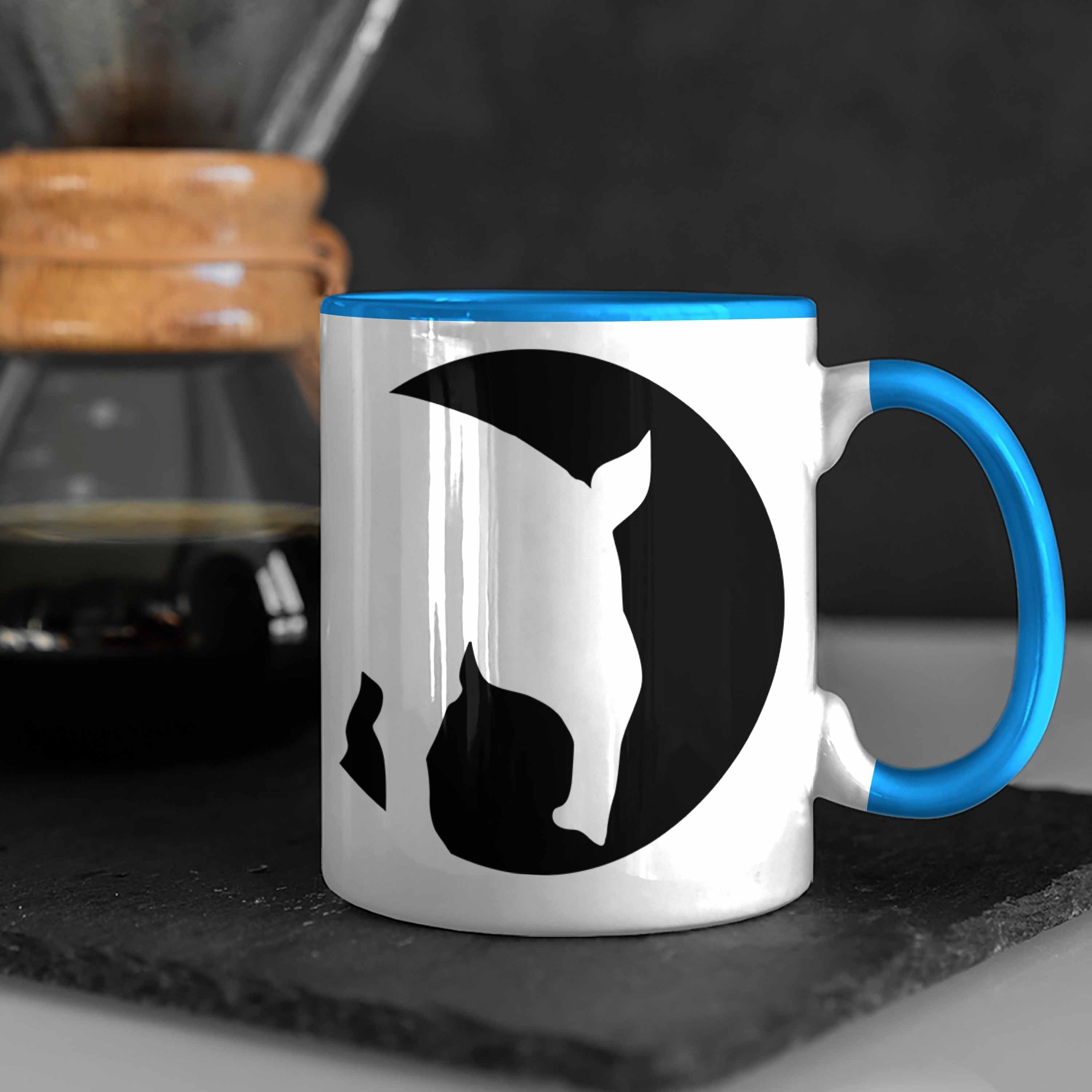 Lustige Tapir Liebhaber Tapir Geschenk Tasse Tasse Trendation Blau Grafik