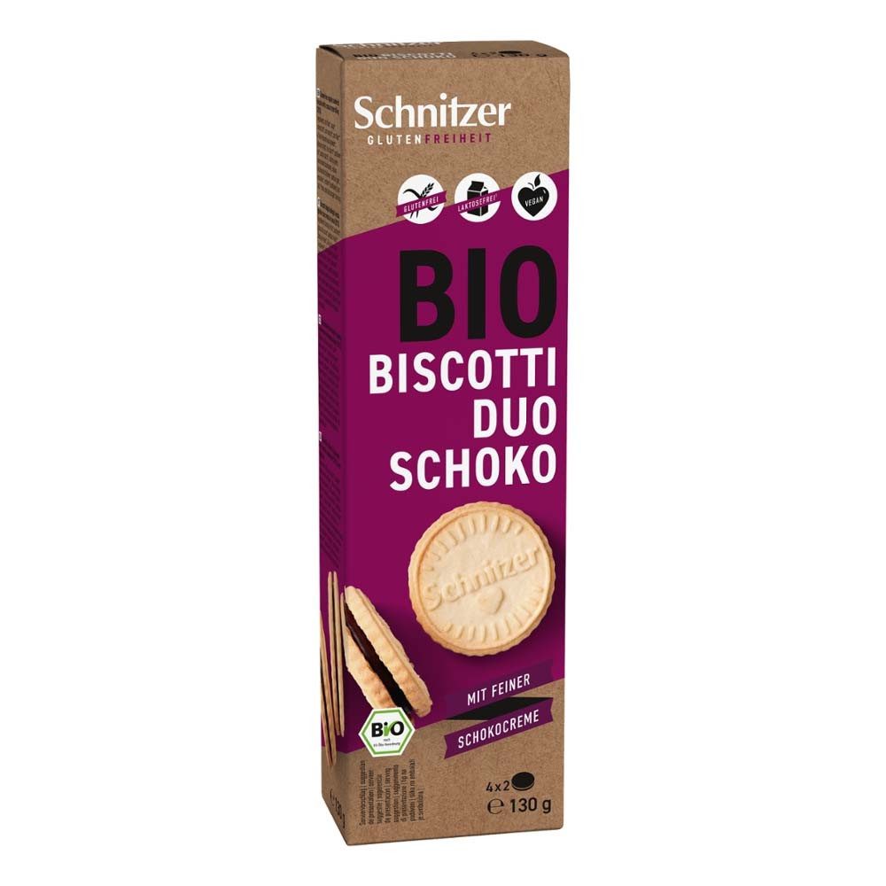 Schnitzer Süßigkeit Biscotti Duo - Schoko 130g