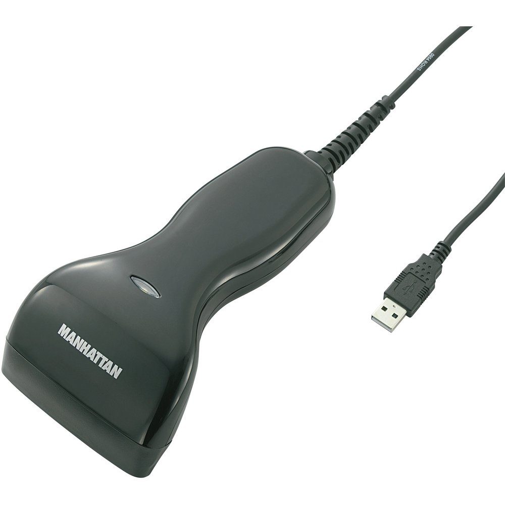 Ein neues Produkt ist eingetroffen MANHATTAN Manhattan 401517 USB-Kit Schwarz Scanner Kabelgebunden Barcode-Scanner 1D Han