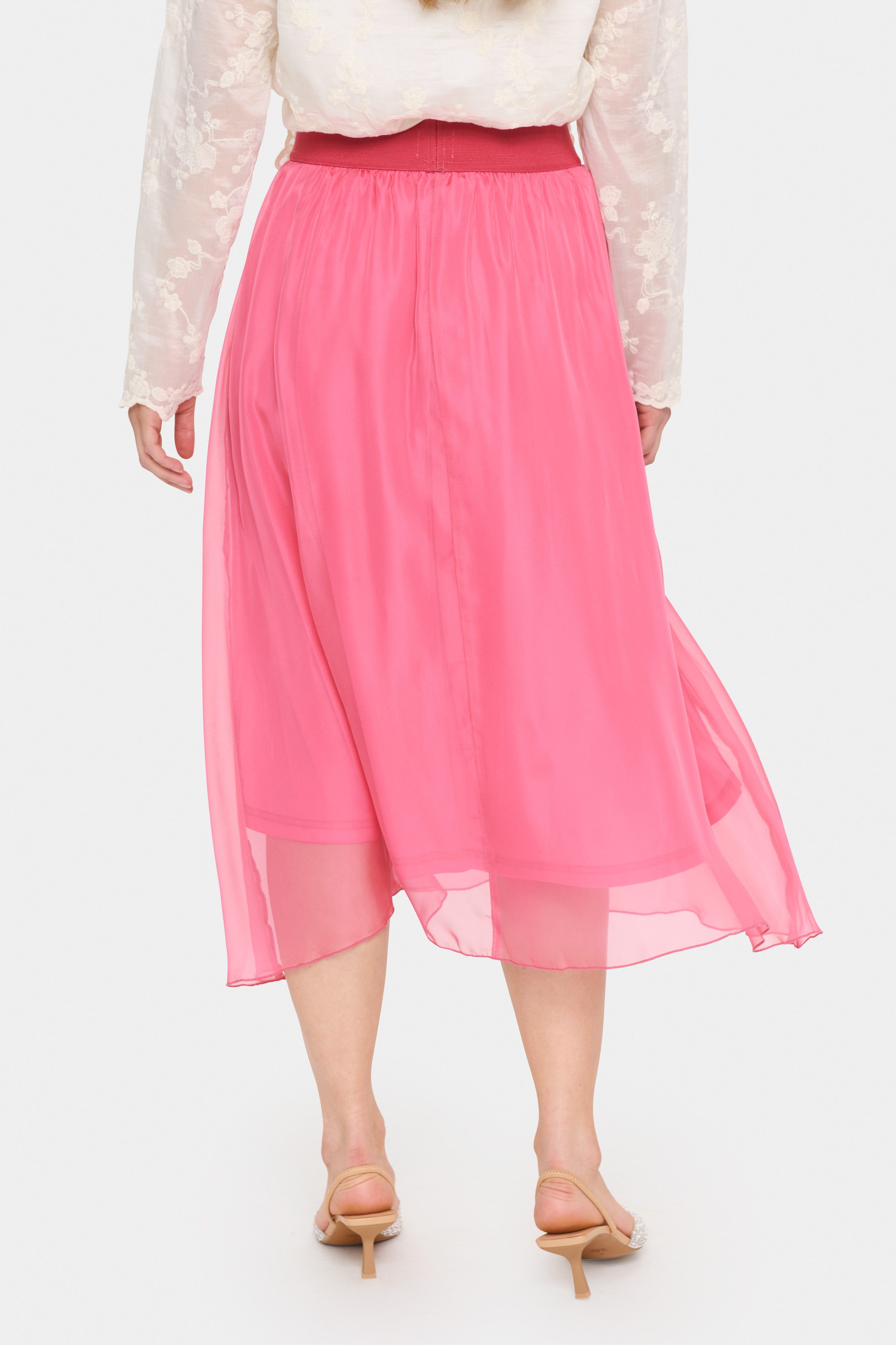 Saint Tropez Midirock CoralSZ Skirt aus Chiffon günstig online kaufen
