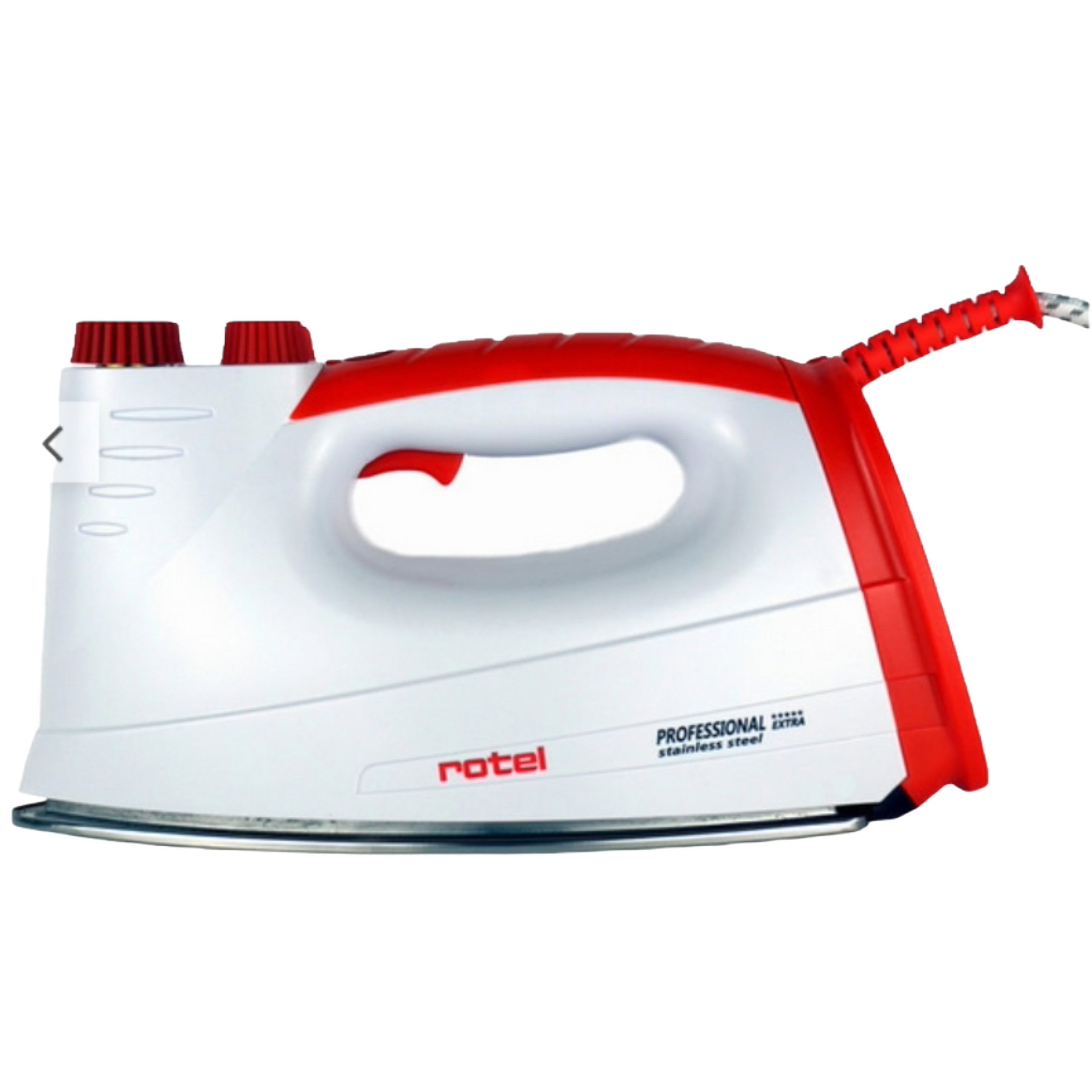 Rotel Dampfbügeleisen Rotel Professional Extra Dampfbügeleisen Rot Edelstahlsohle 5bar 800W