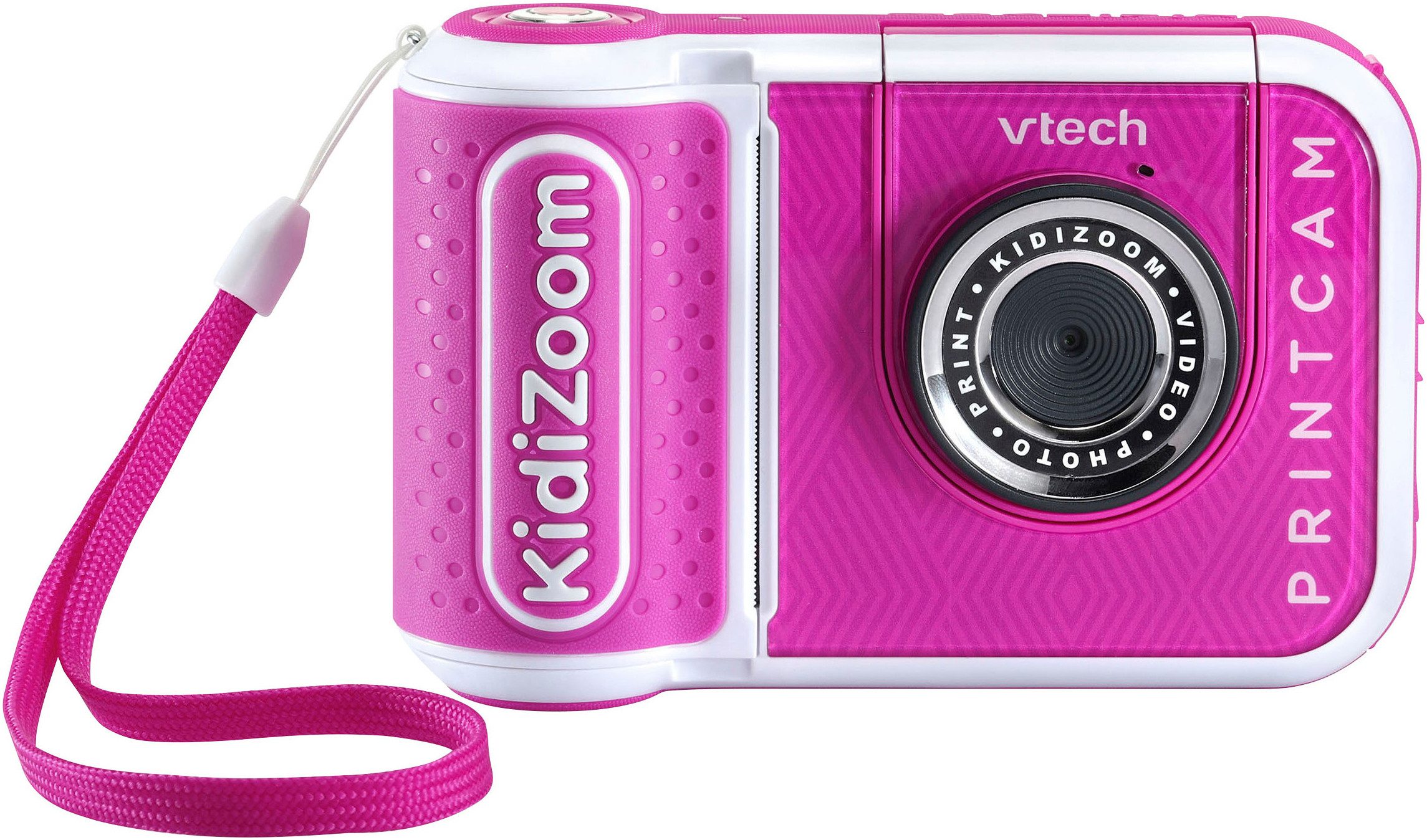 Vtech® KidiZoom Print Cam pink Kinderkamera (5 MP, mit eingebautem Thermodrucker)