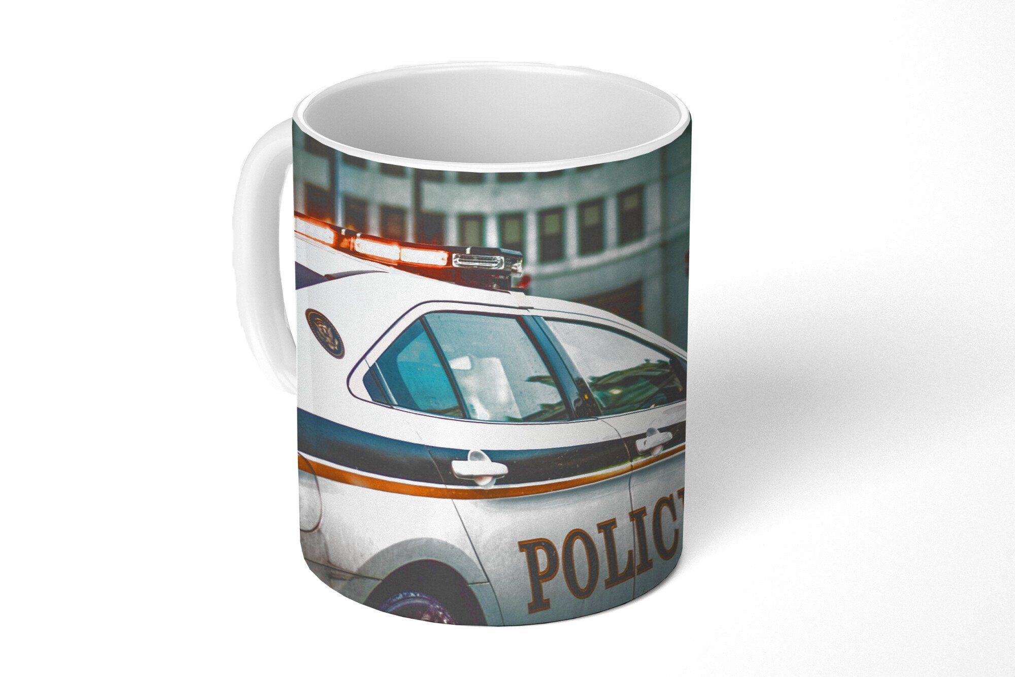 Kaffeetassen, Becher, - - Tasse Geschenk Auto Teetasse, MuchoWow Keramik, Teetasse, Polizei Ampel,