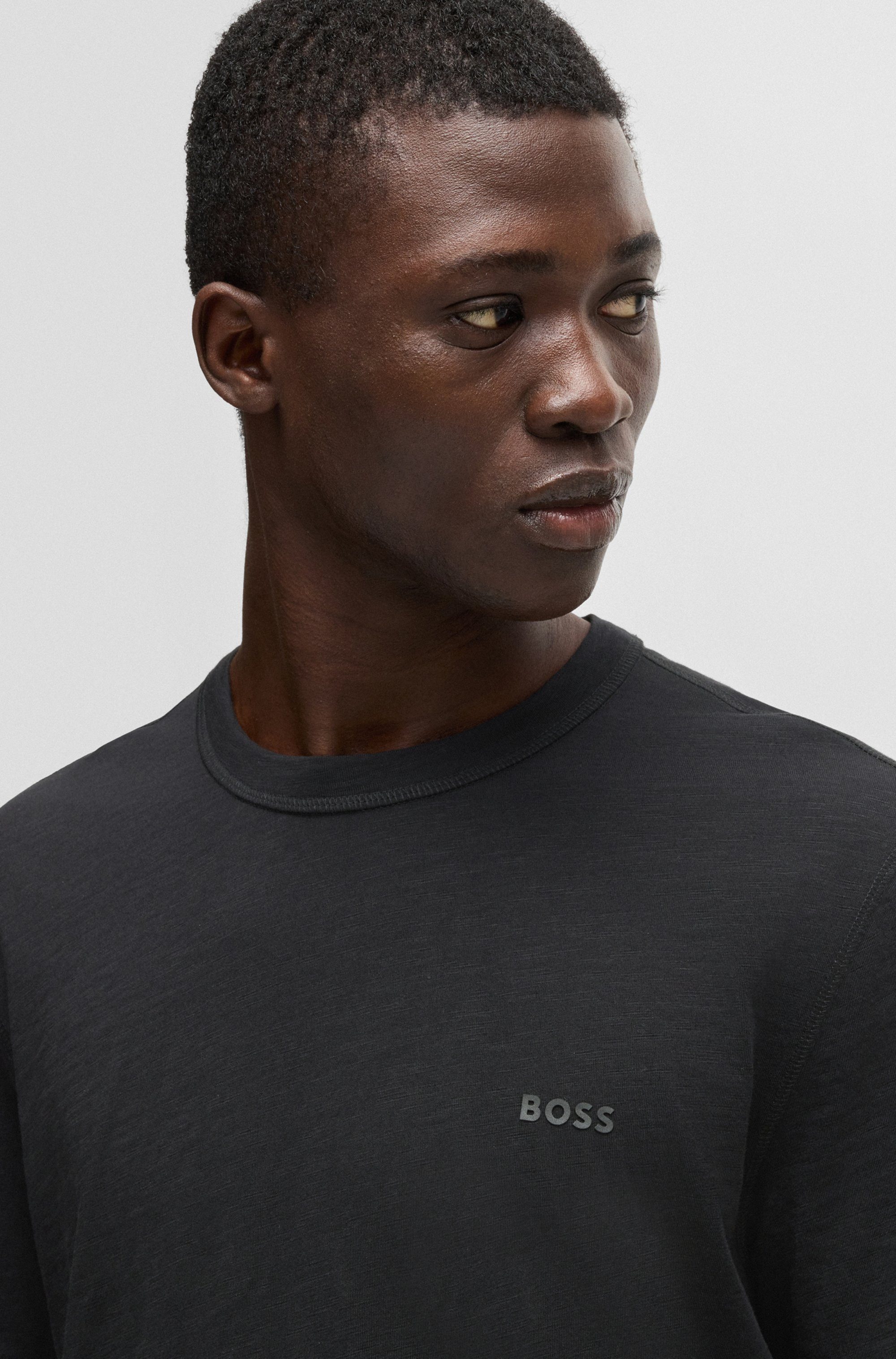 BOSS ORANGE T-Shirt Tegood Rundhalsausschnitt, Regular Fit, Logoschriftzug