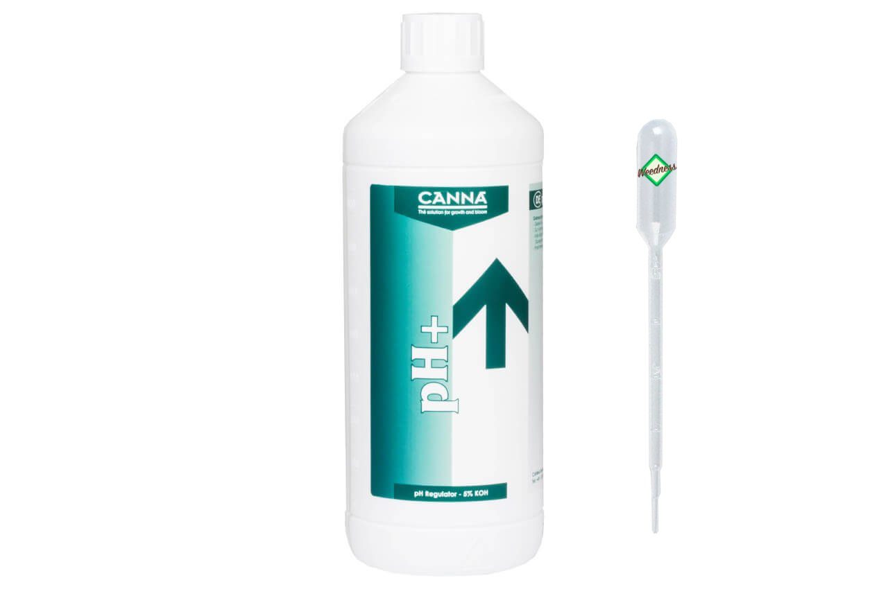 Weedness Pflanzendünger Canna pH Dünger Minus oder Plus Flüssig 1 Liter ph-Senker Heber, pH+, 1 Liter