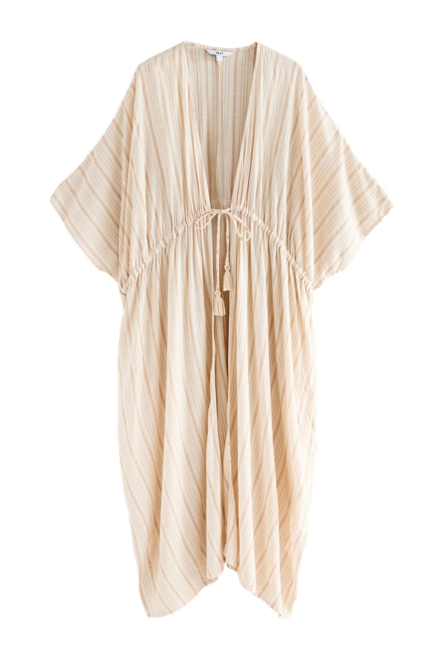 Next Strandkleid Kimono in Maxilänge mit Bindedetail vorne (1-tlg) günstig online kaufen