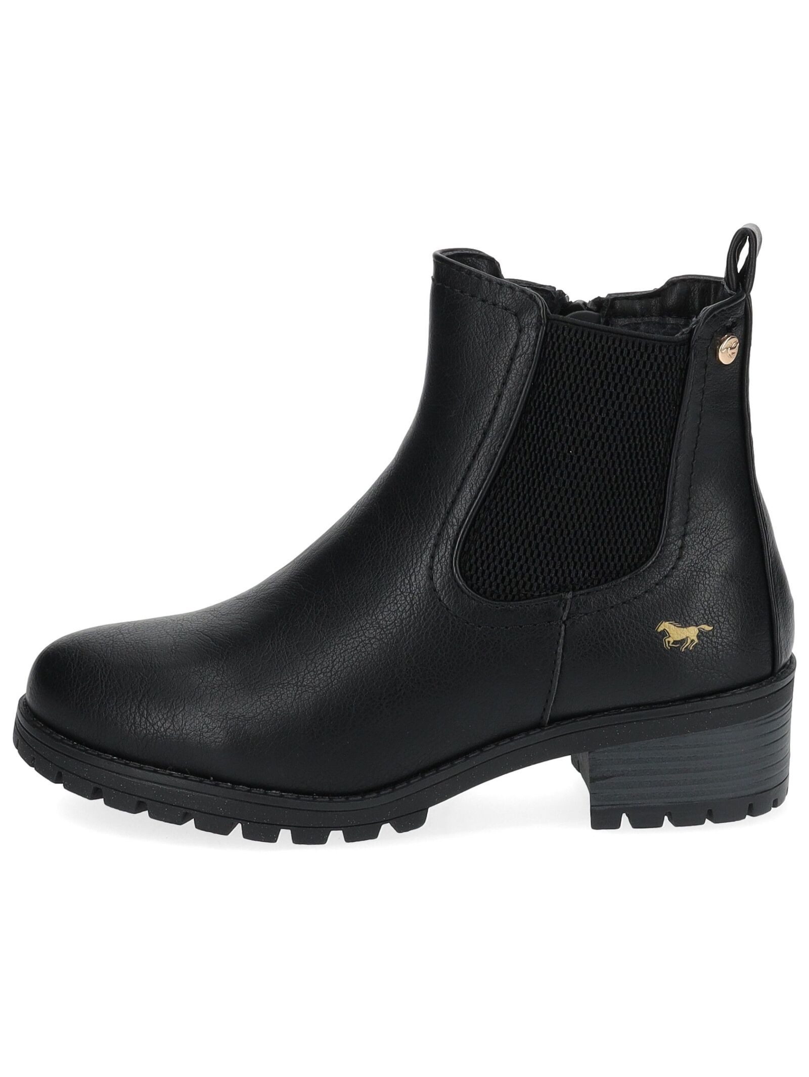 MUSTANG Stiefelette Lederimitat/Textil Stiefelette günstig online kaufen