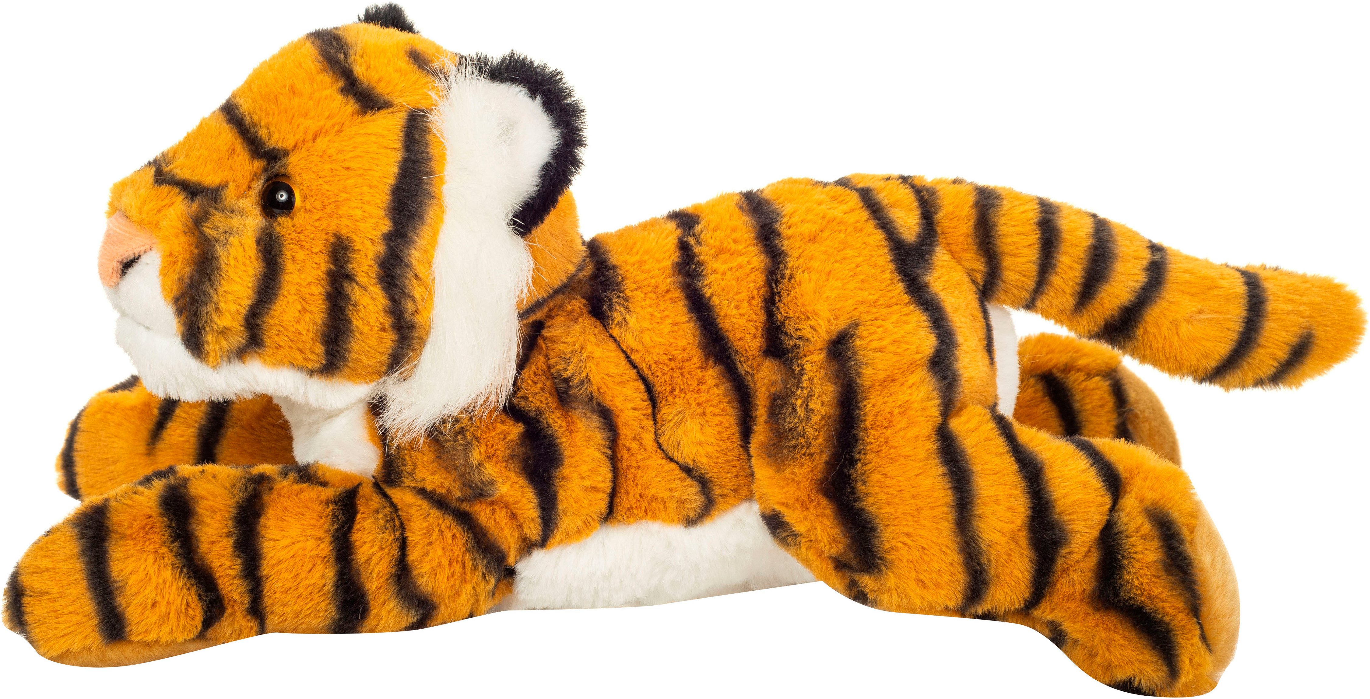 Teddy Hermann® Kuscheltier Tiger liegend, 33 cm, zum Teil aus recyceltem Material