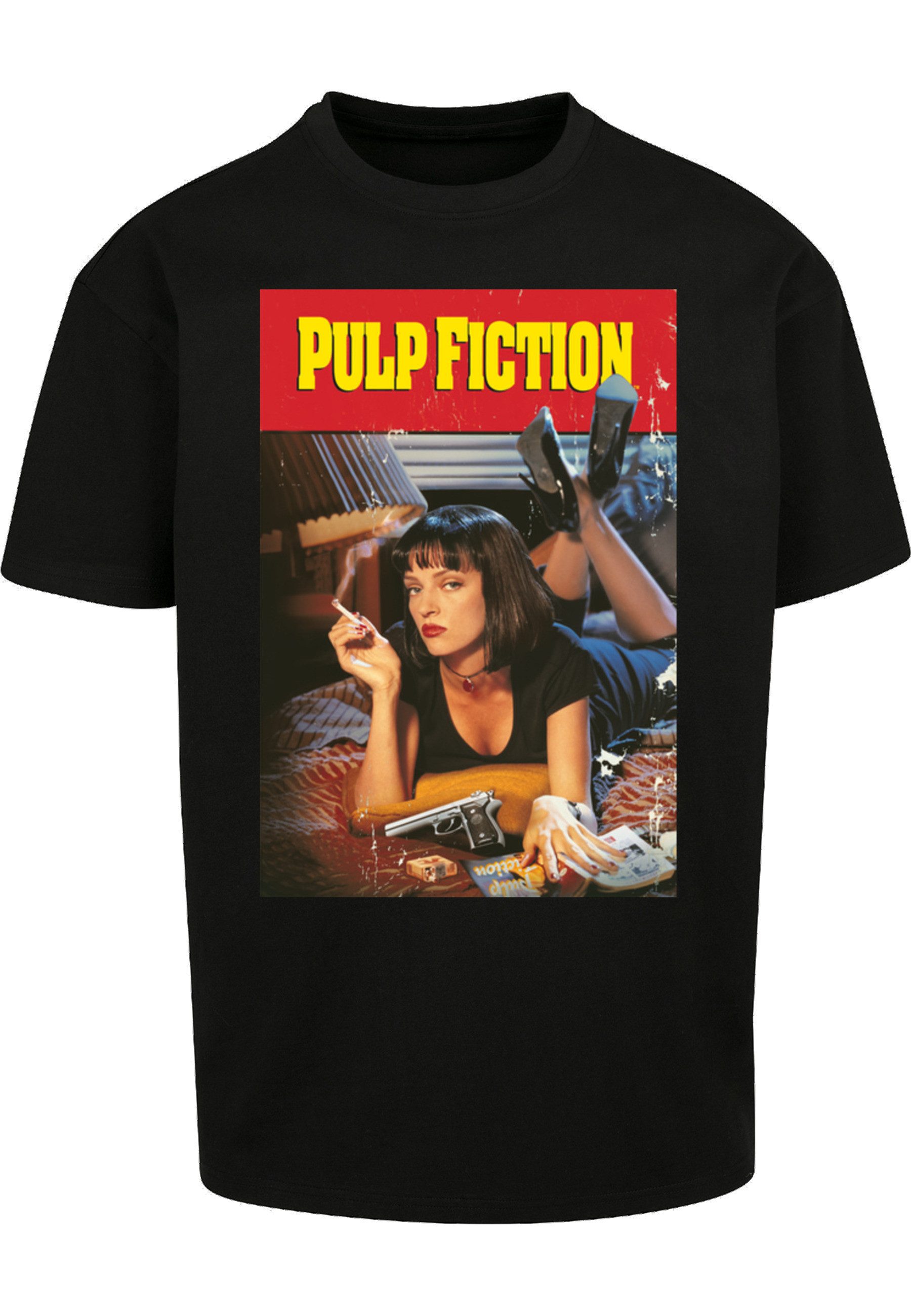 Merchcode T-Shirt Merchcode Herren Pulp Fiction Poster Oversize Tee (1-tlg)