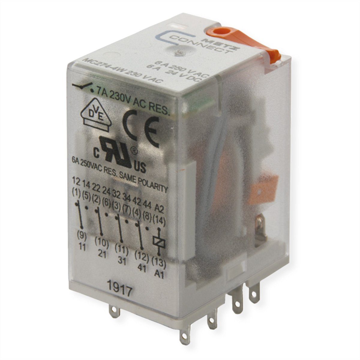 MC274-4W 230 V AC Industrierelais Netzwerk-Switch