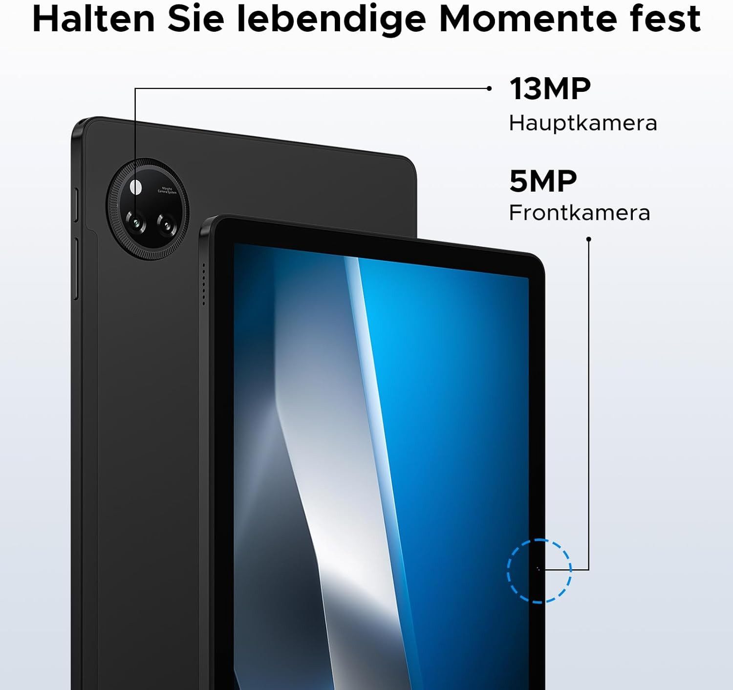 Zevelora Octa-Core 8580mAh Gaming 4 GB RAM Tablet (11", 64 GB, Android 15, Schnelle Performance trifft auf modernes Design für jeden Tag)