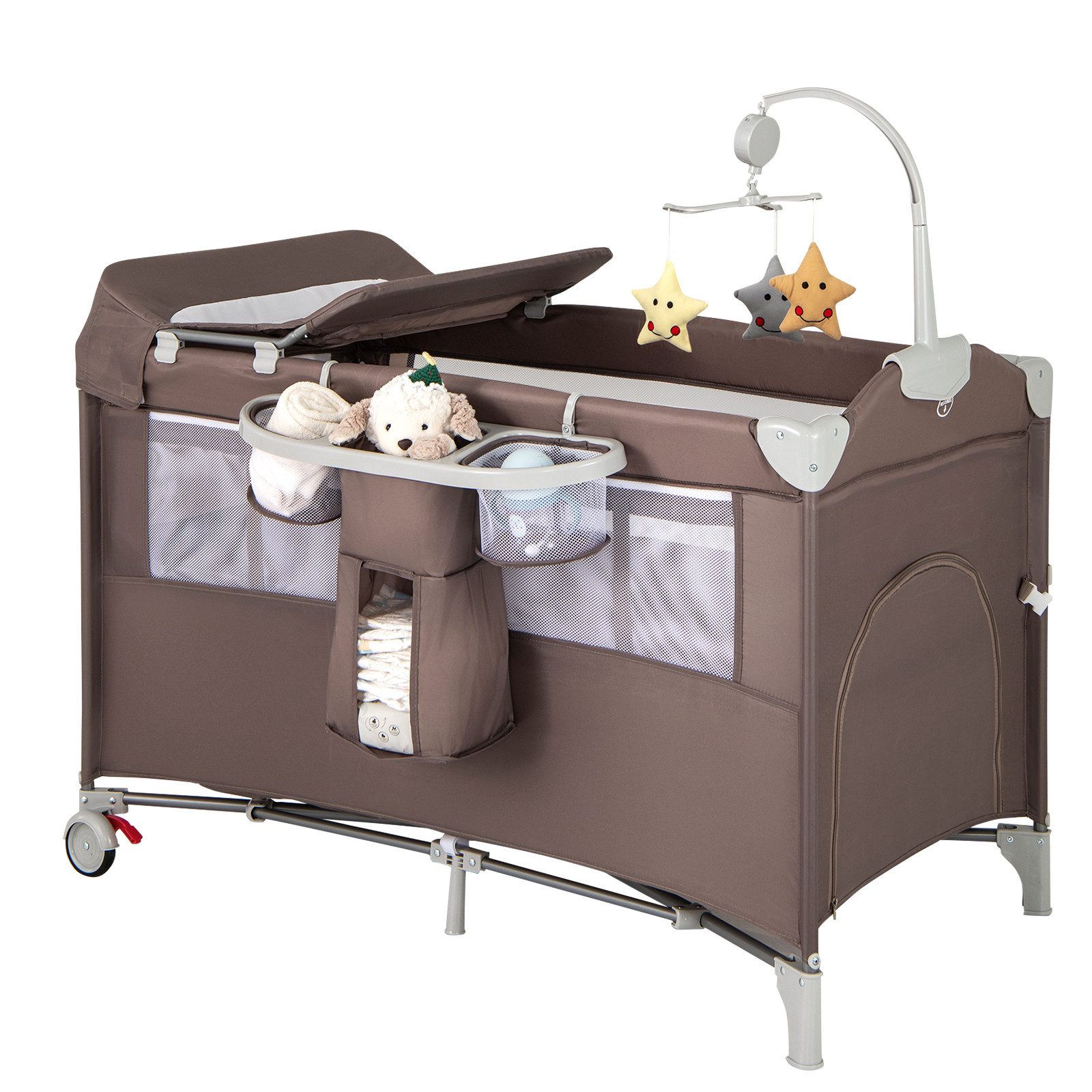 Baby-Reisebett 2 Ebenen 4 in 1 Babybett