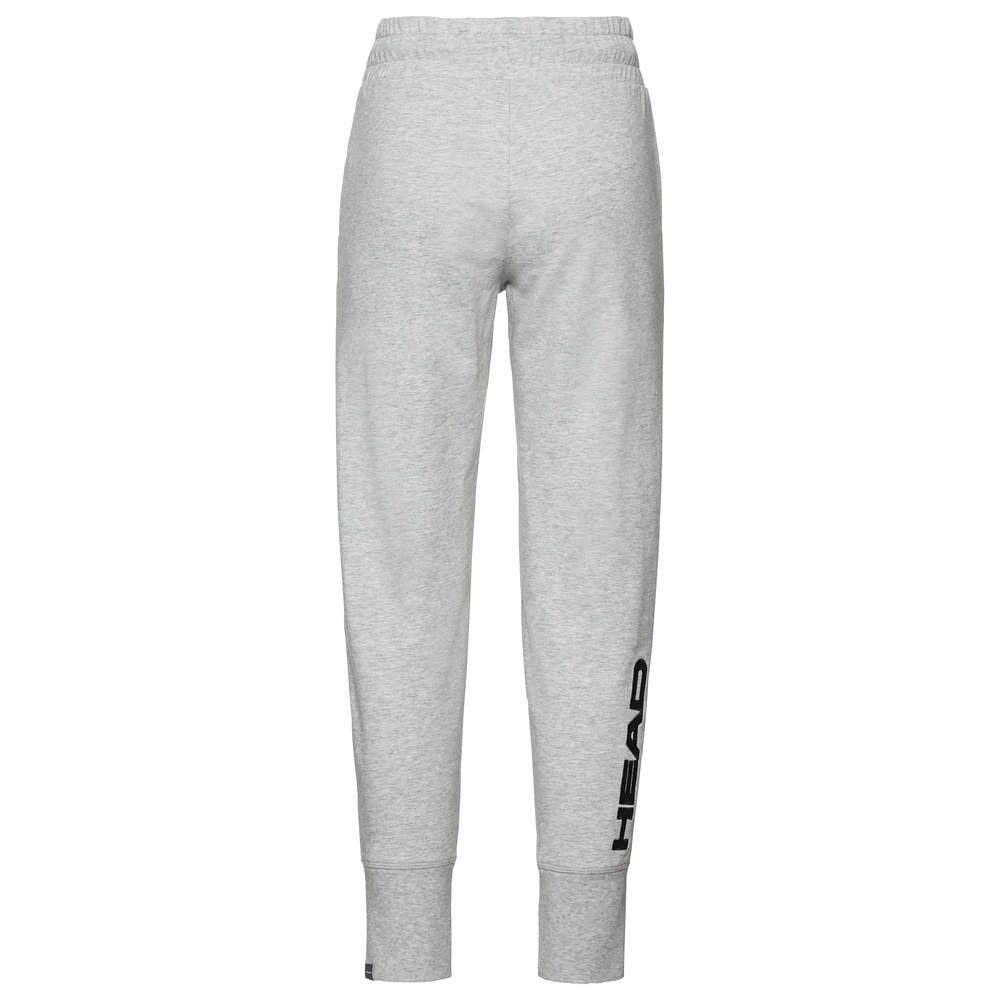 Head Sporthose Tennishose Pant Club Rosie lang graumeliert/schwarz Damen