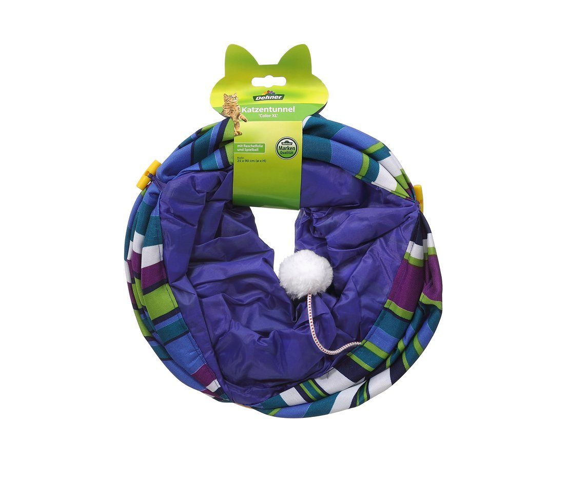 Dehner Tierbett Katzentunnel Color XL, Ø 25 x 90 cm