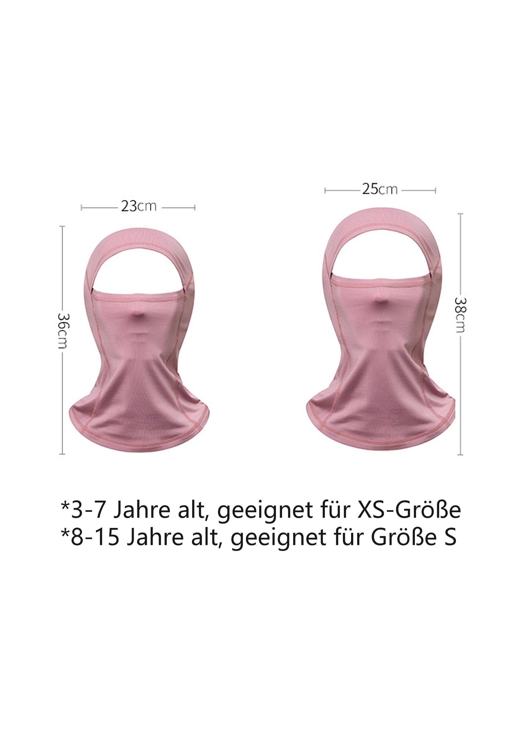 MAGICSHE Sturmhaube Skimaske für Widersteht Umfassenden UV-Strahlen Rosa-2 Schutz