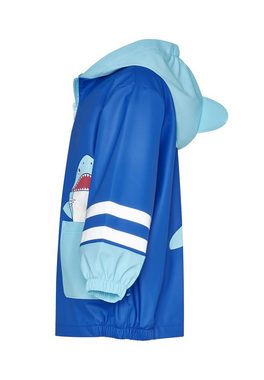 Playshoes Regenjacke Regen-Mantel Hai