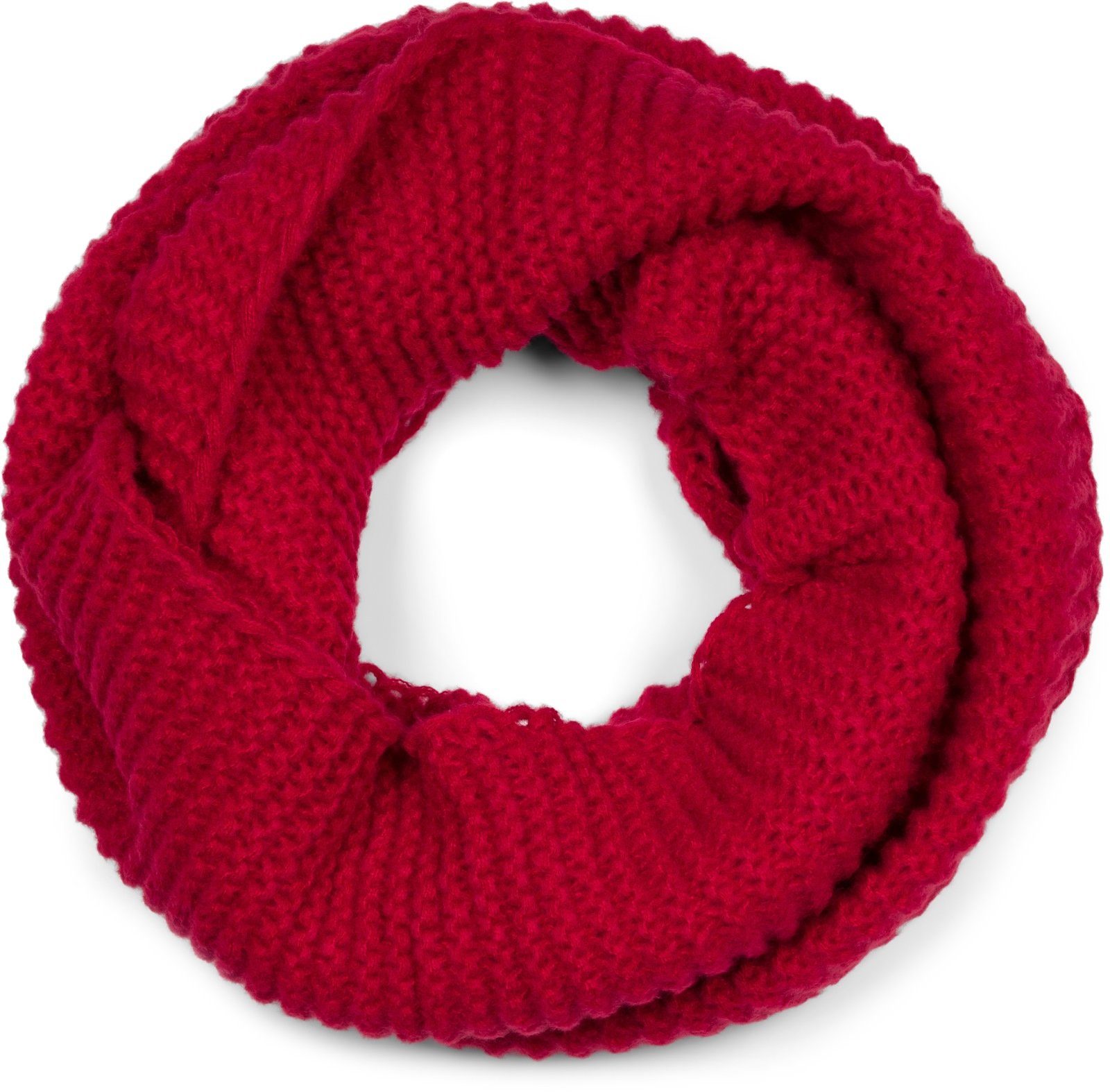styleBREAKER Loop Strick Loop Wellenmuster, (1-St) günstig online kaufen