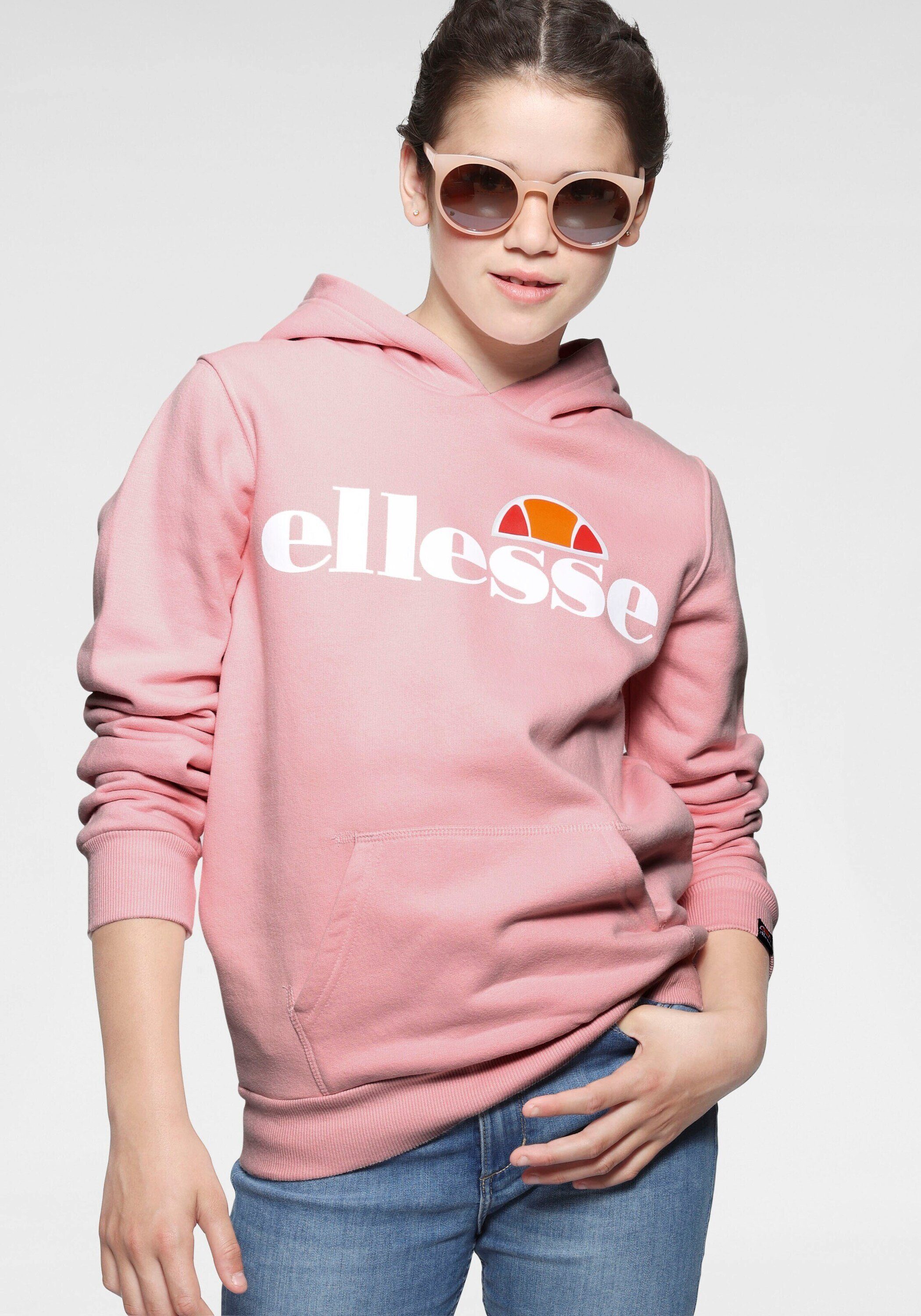 Sweatshirt Isobel Details light (1-tlg) Ellesse pink Plain/ohne