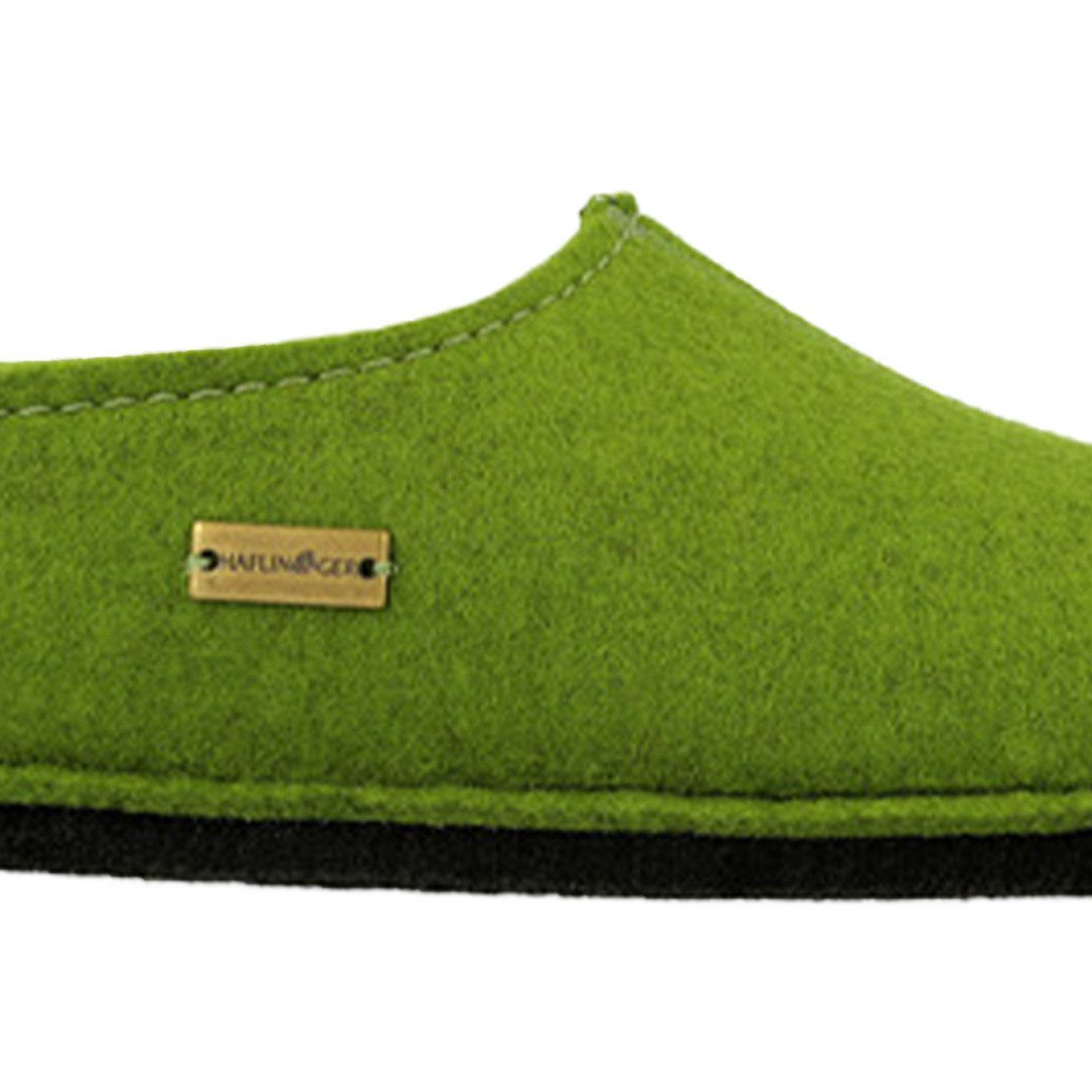 Haflinger Flair Smily Pantoffel (1-tlg) Pantoffeln - 100% reiner Wollfilz, Eingearbeitetes Fußbett