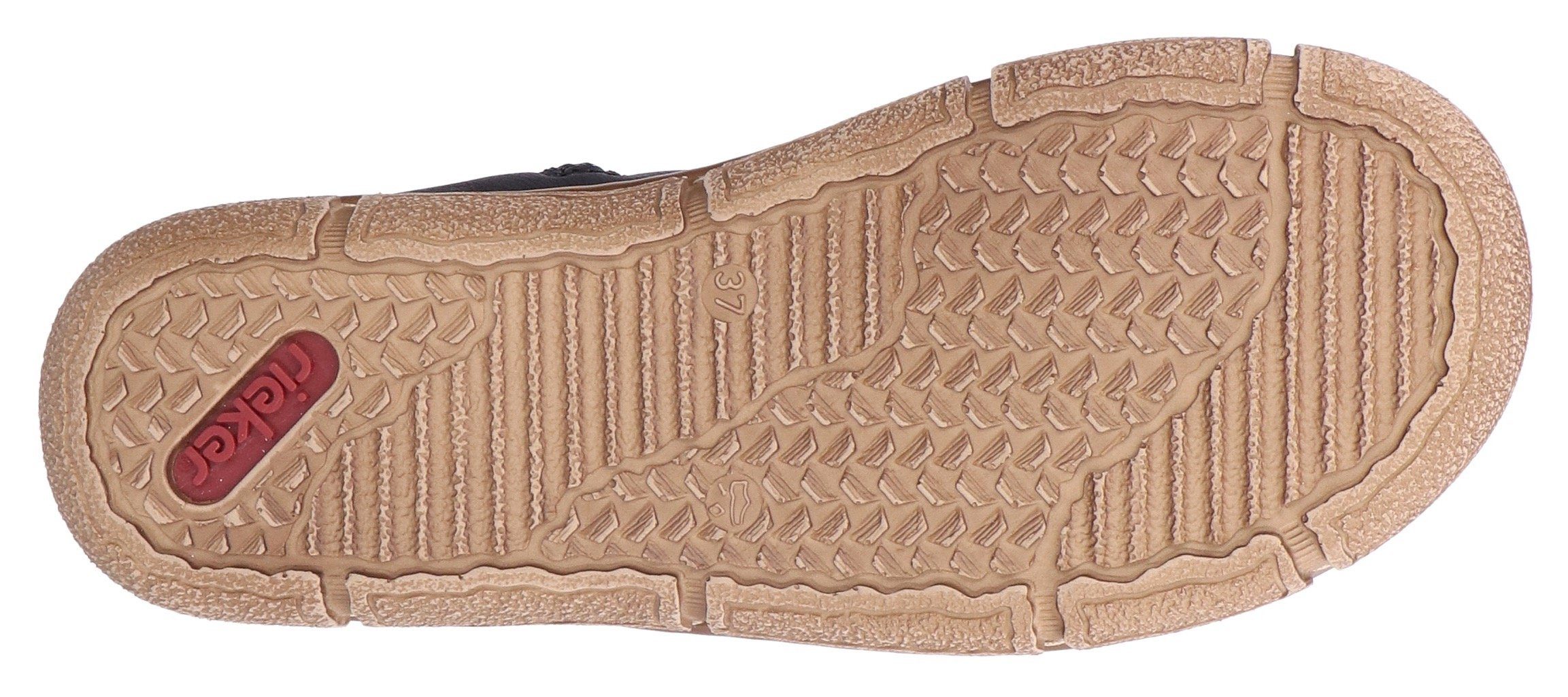Rieker Winterboots mit kontrastfarbener Rahmennaht