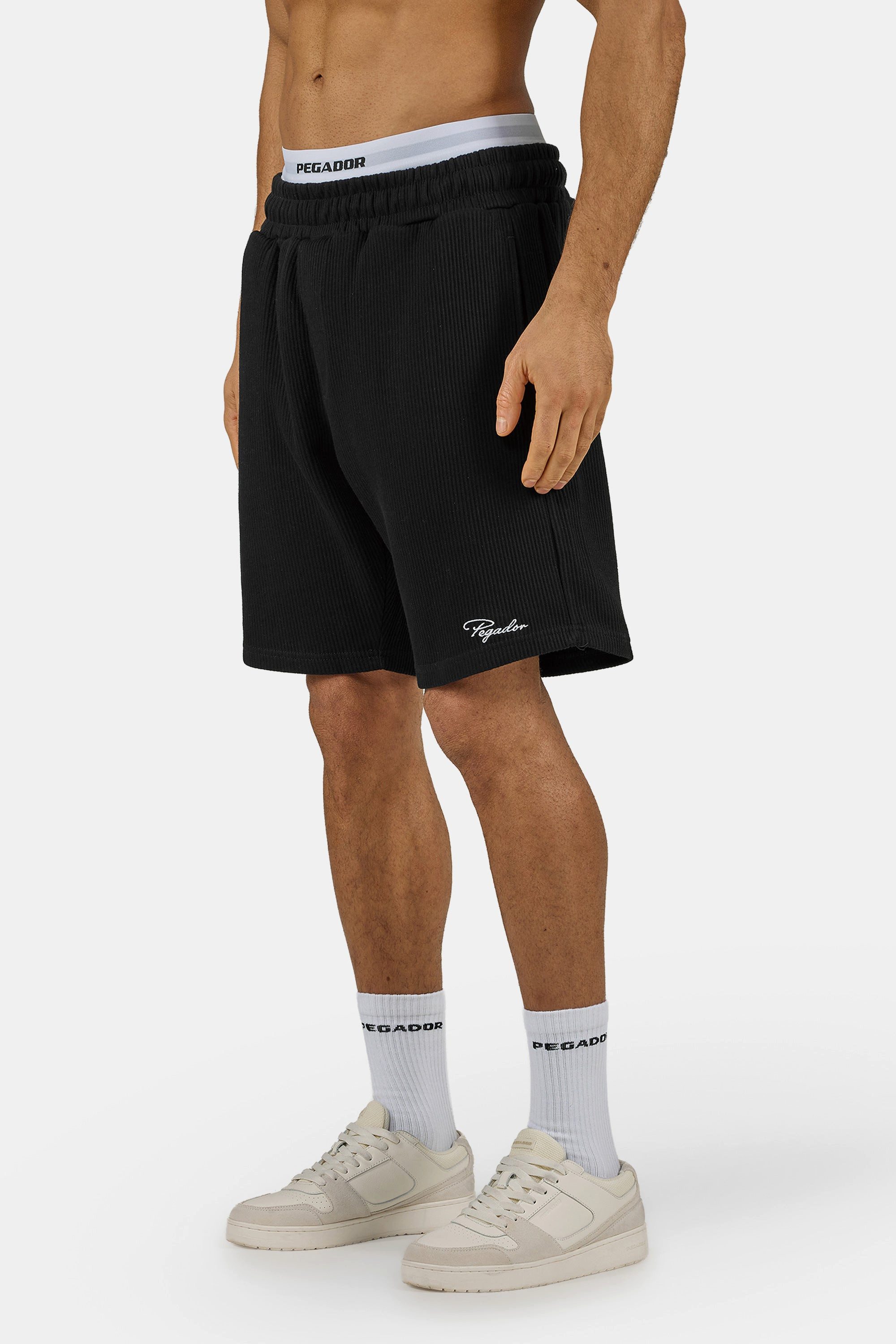 PEGADOR Shorts Signar Heavy Rib Shorts Baumwolle, regular fit