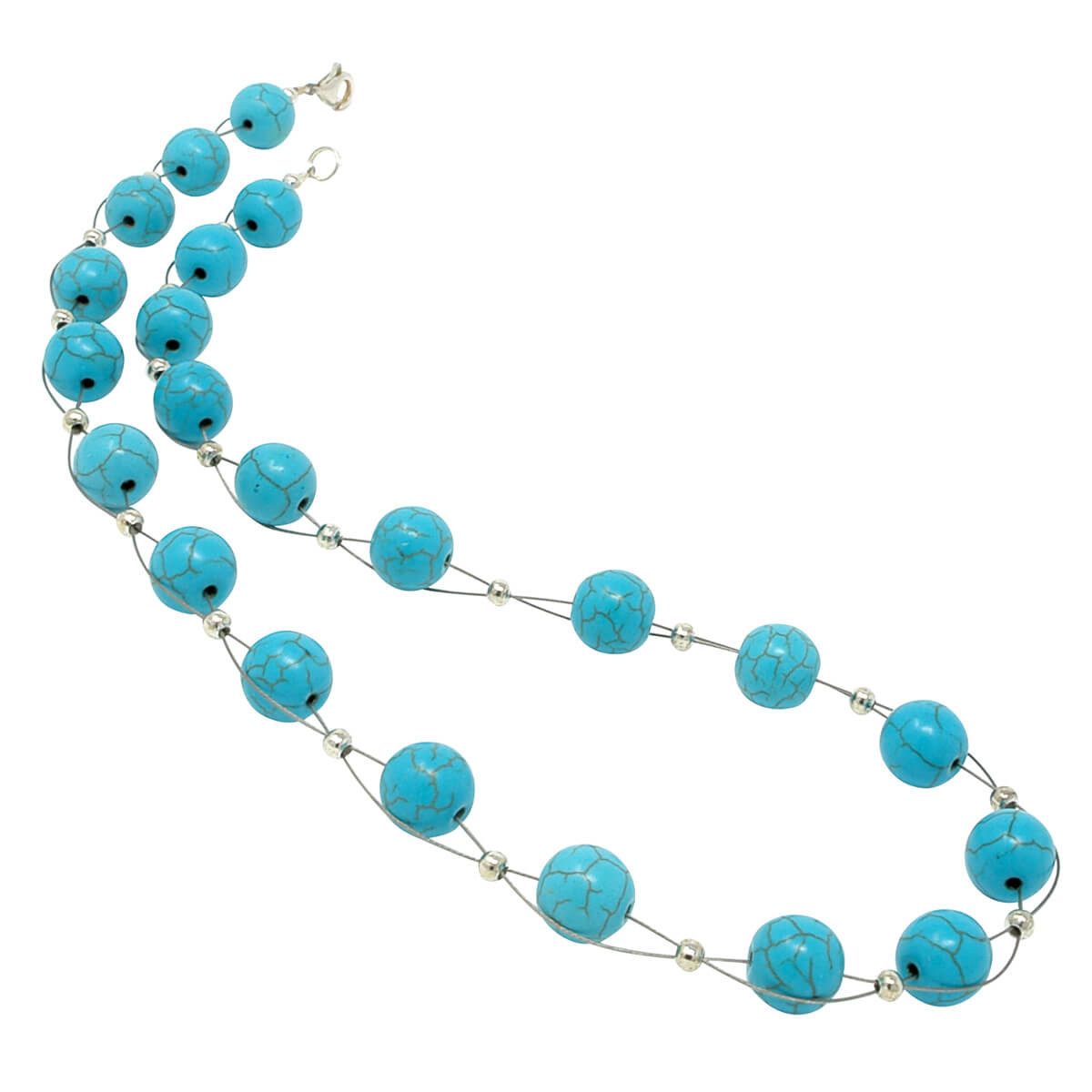 Schmuck Krone Collier Collier aus Türkis günstig online kaufen