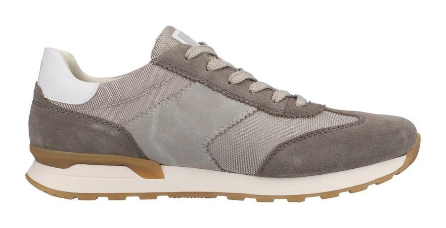 Sneaker herausnehmbarer EVOLUTION Rieker taupe-grau MemoSoft-Innensohle mit