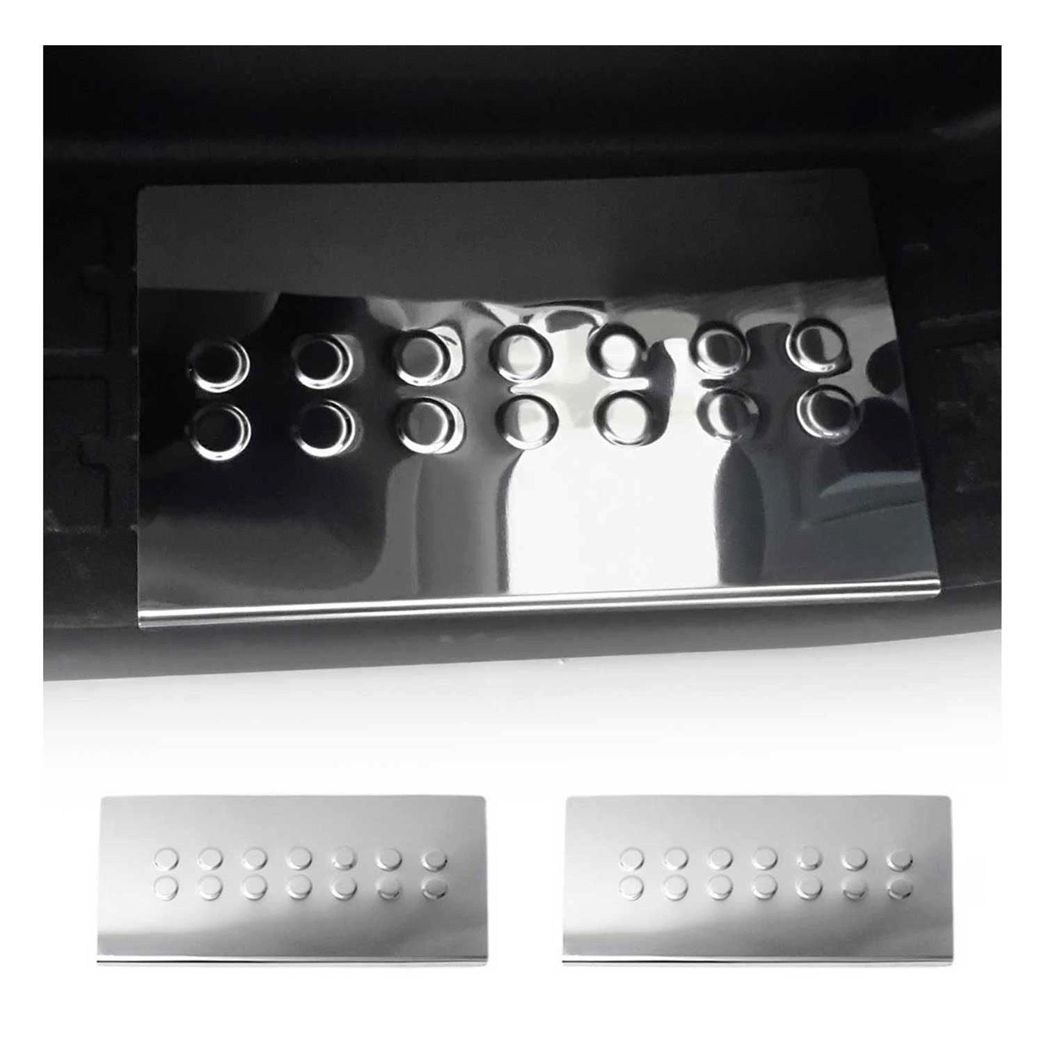 OMAC Zierleisten-Aufkleber Einstiegsleisten für Renault Master 2010-2024 Edelstahl Silber 2tlg, (2tlg), Langlebig,Einfache Reinigung,Einfache Installation,Rostbeständig