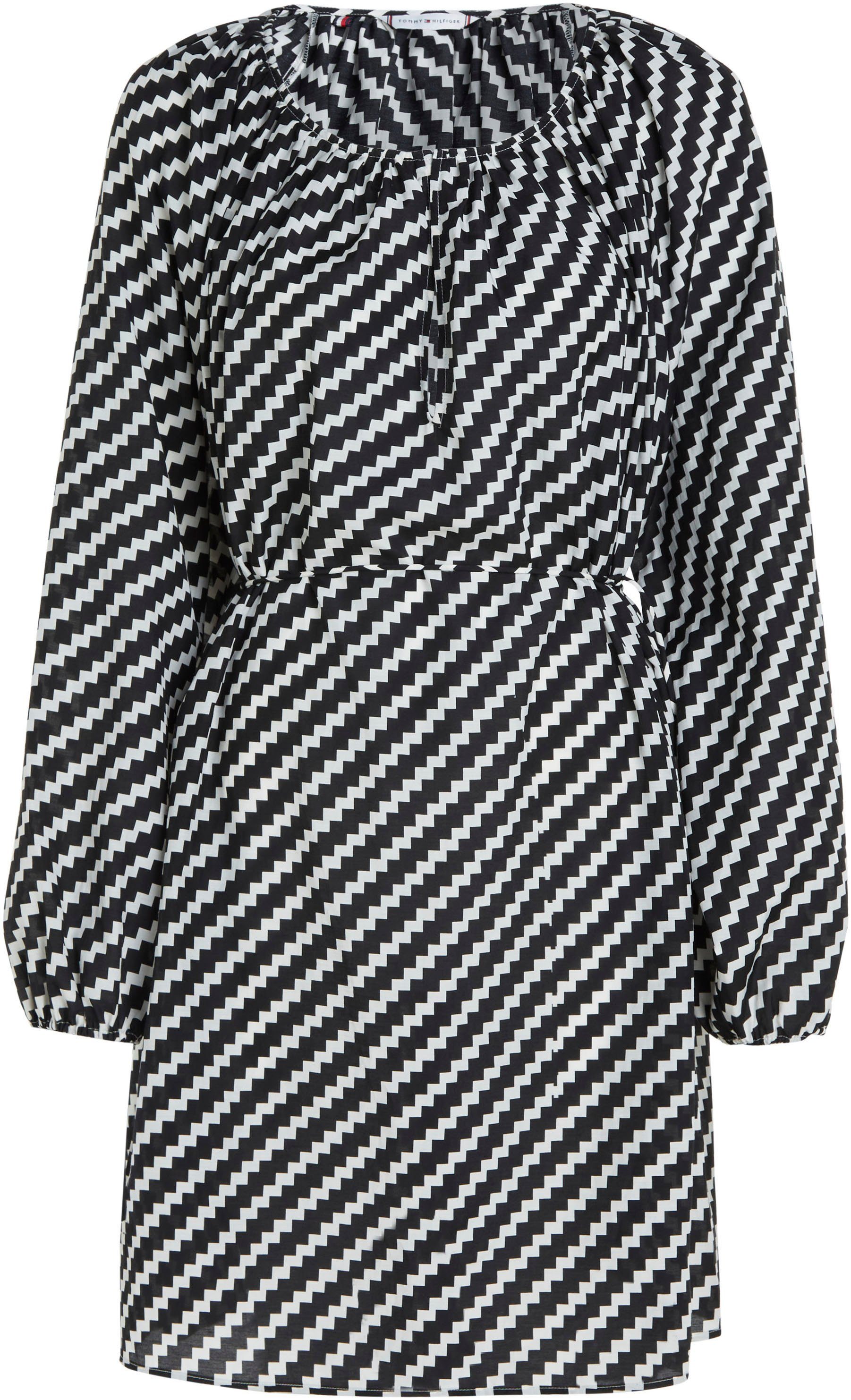Hilfiger FLUID DETAIL DRESS SMD Jerseykleid Tommy mit Logopatch KNEE