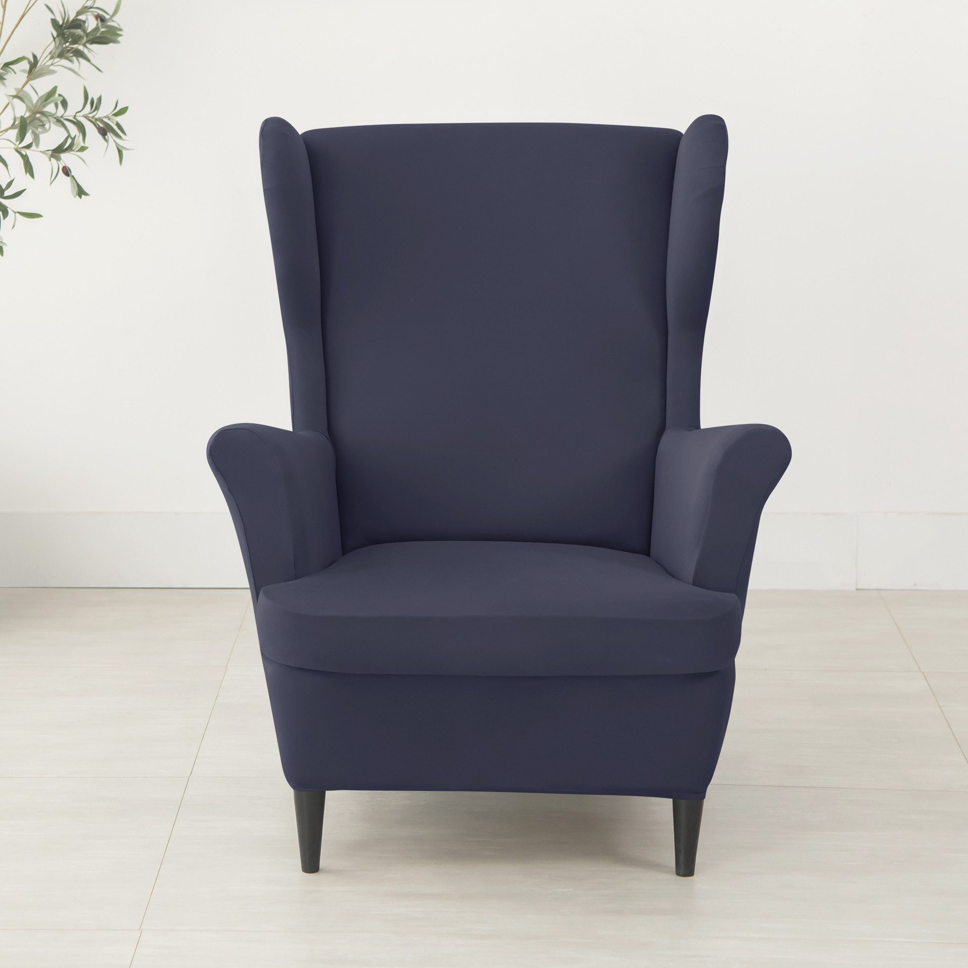 Coonoor Sesselhusse Ohrensesselbezüge, Ohrensessel-Bezug mit elastischem Ba günstig online kaufen