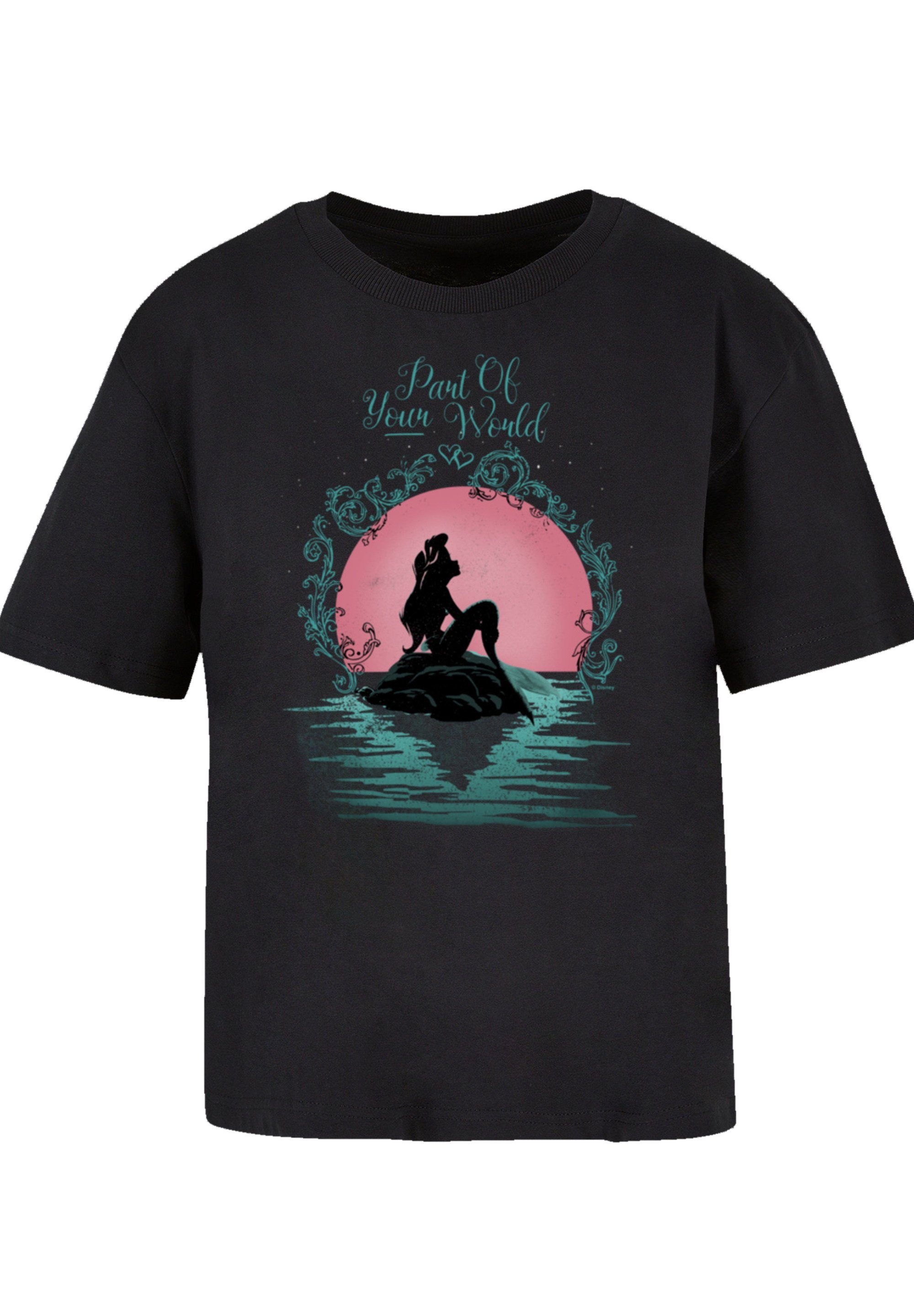 F4NT4STIC T-Shirt Disney Arielle Meerjungfrau Your die Premium Part Qualität, Komfortabel vielseitig und Of World kombinierbar
